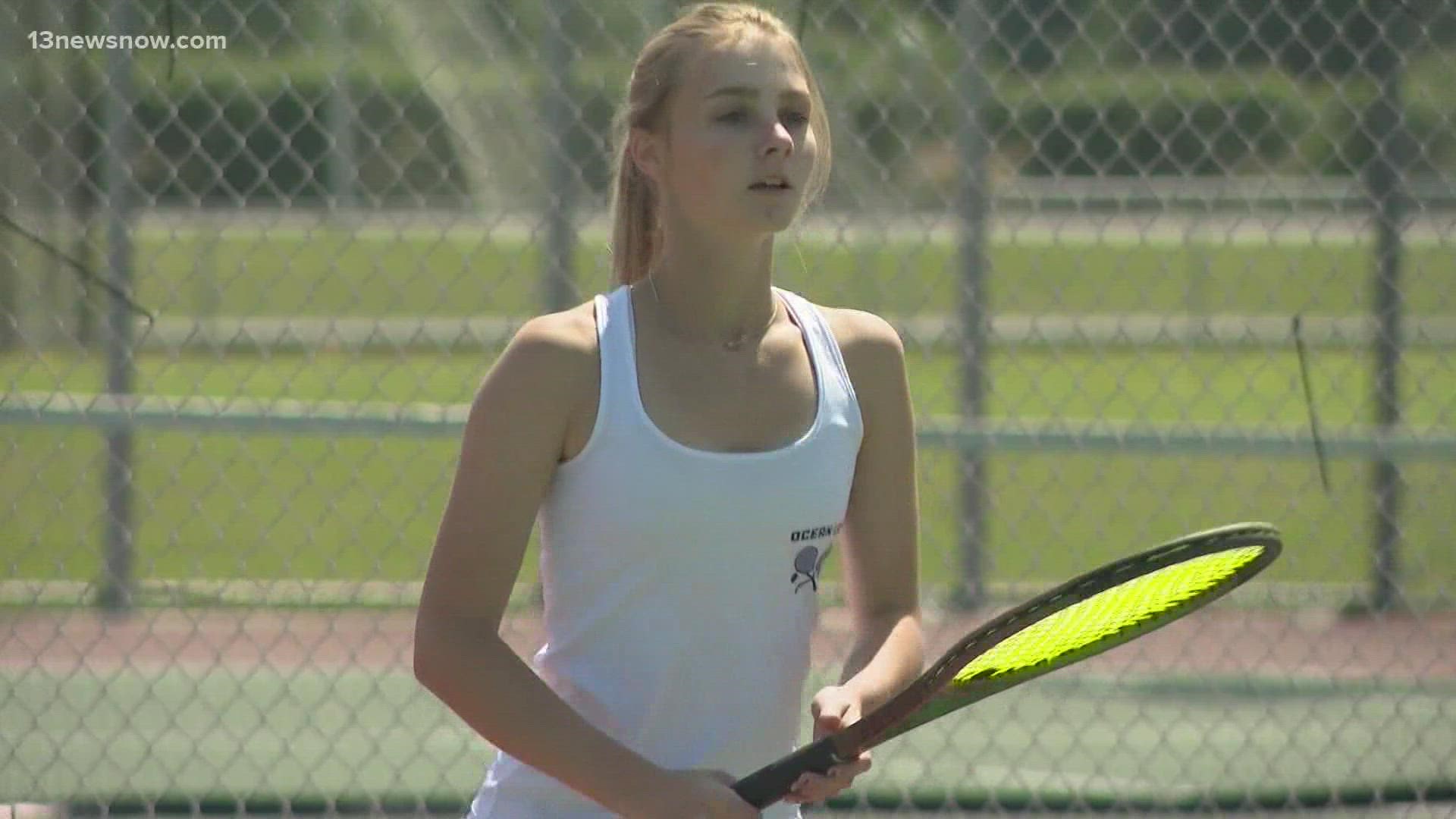 The Ocean Lakes tennis star has other interest beyond her sport