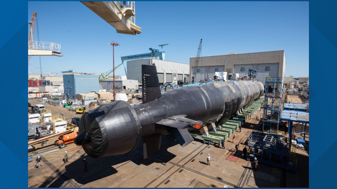 At Newport News Shipbuilding, future USS Montana submarine ready to ...