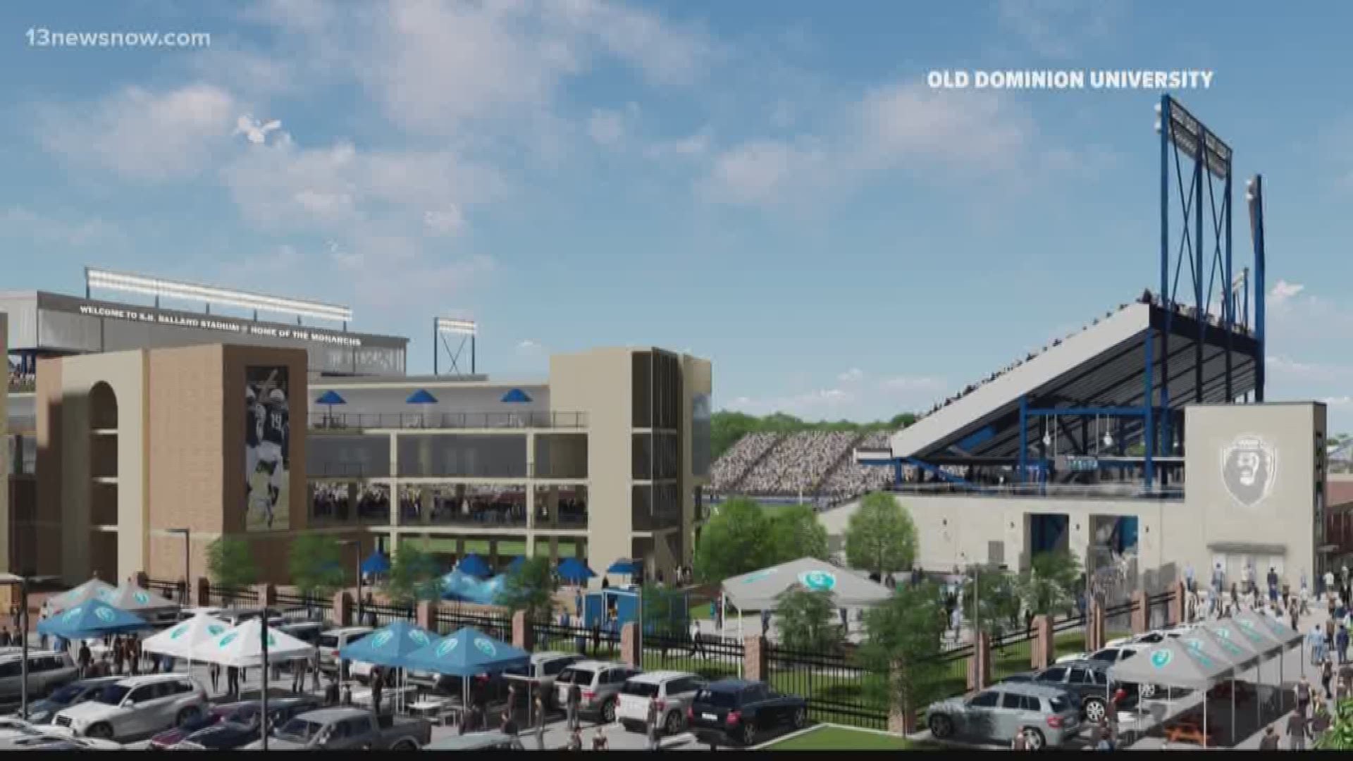 There are new plans to upgrade SB Ballard Stadium at ODU