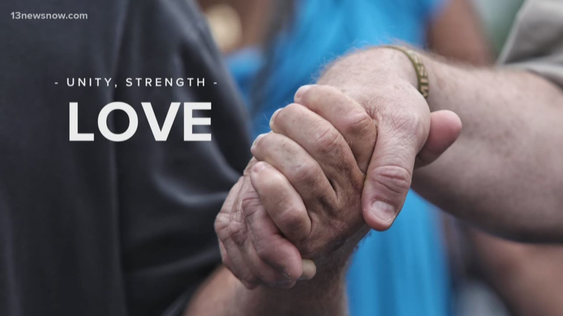 Unity, strength, and love are the resounding message coming from Virginia Beach in the aftermath of Friday's tragic shooting at the city's municipal center.