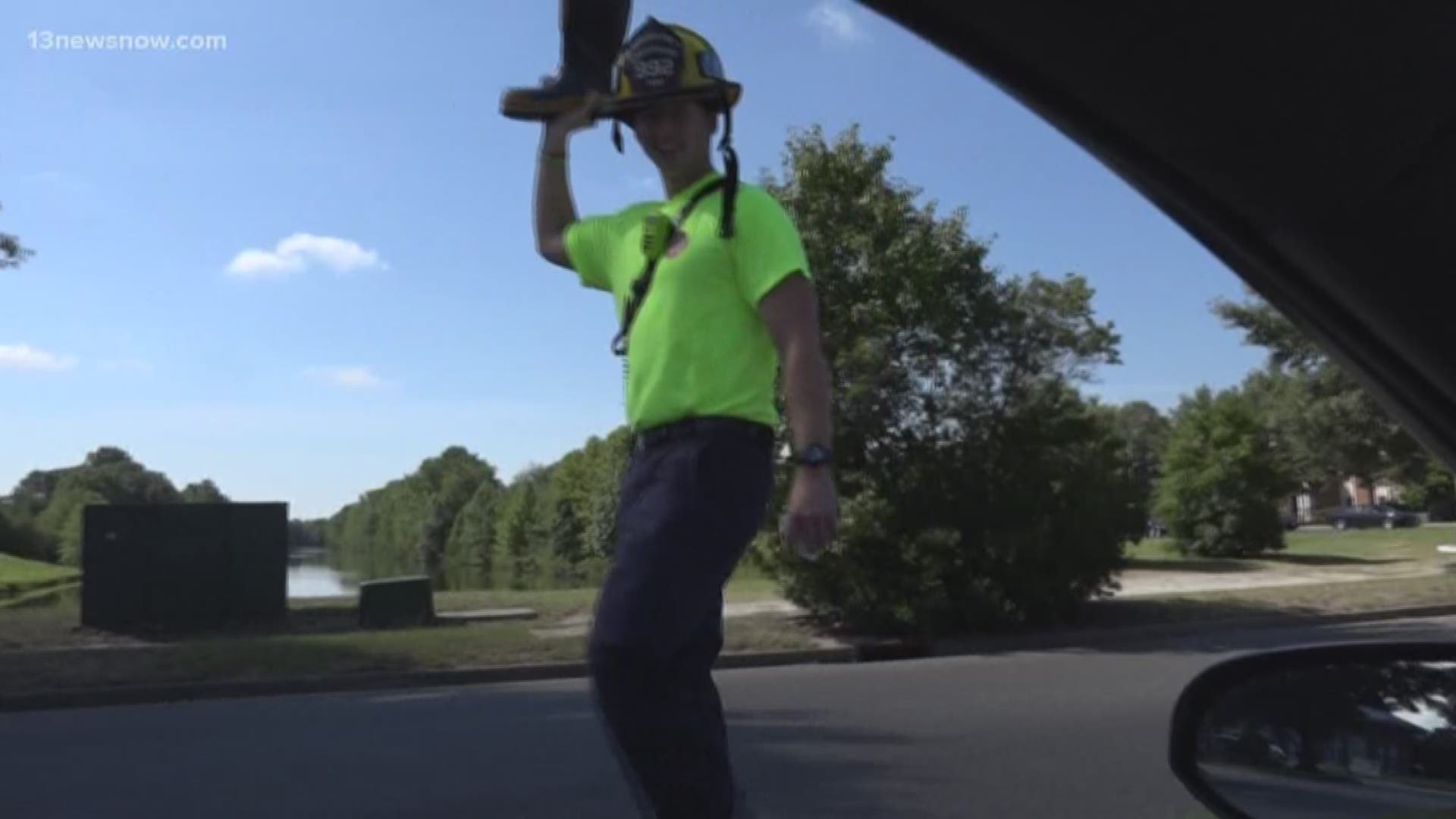 Members of Norfolk Fire-Rescue are out and about in the city, collecting for the annual Muscular Dystrophy Association's 'Fill the Boot' campaign. Last year, they're raised more than $38,000.