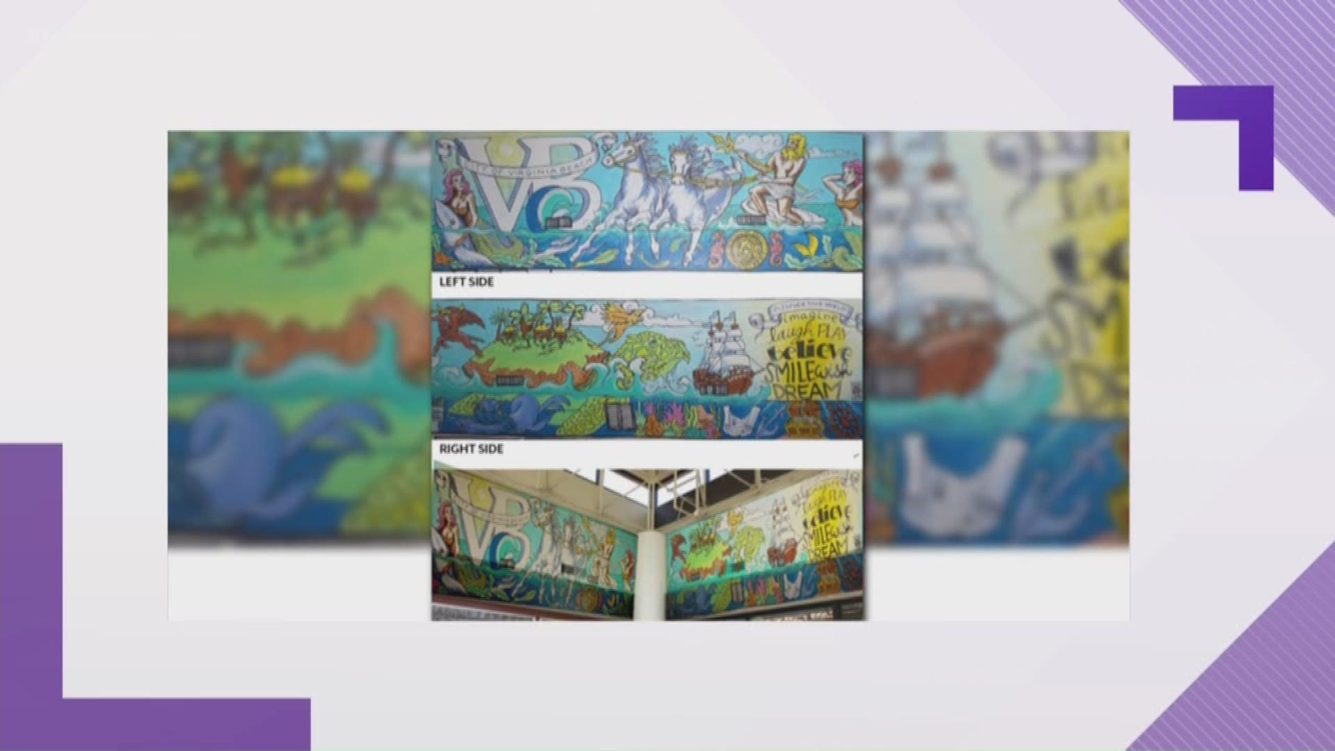 The artists have been announced for the murals to go up around Virginia Beach.