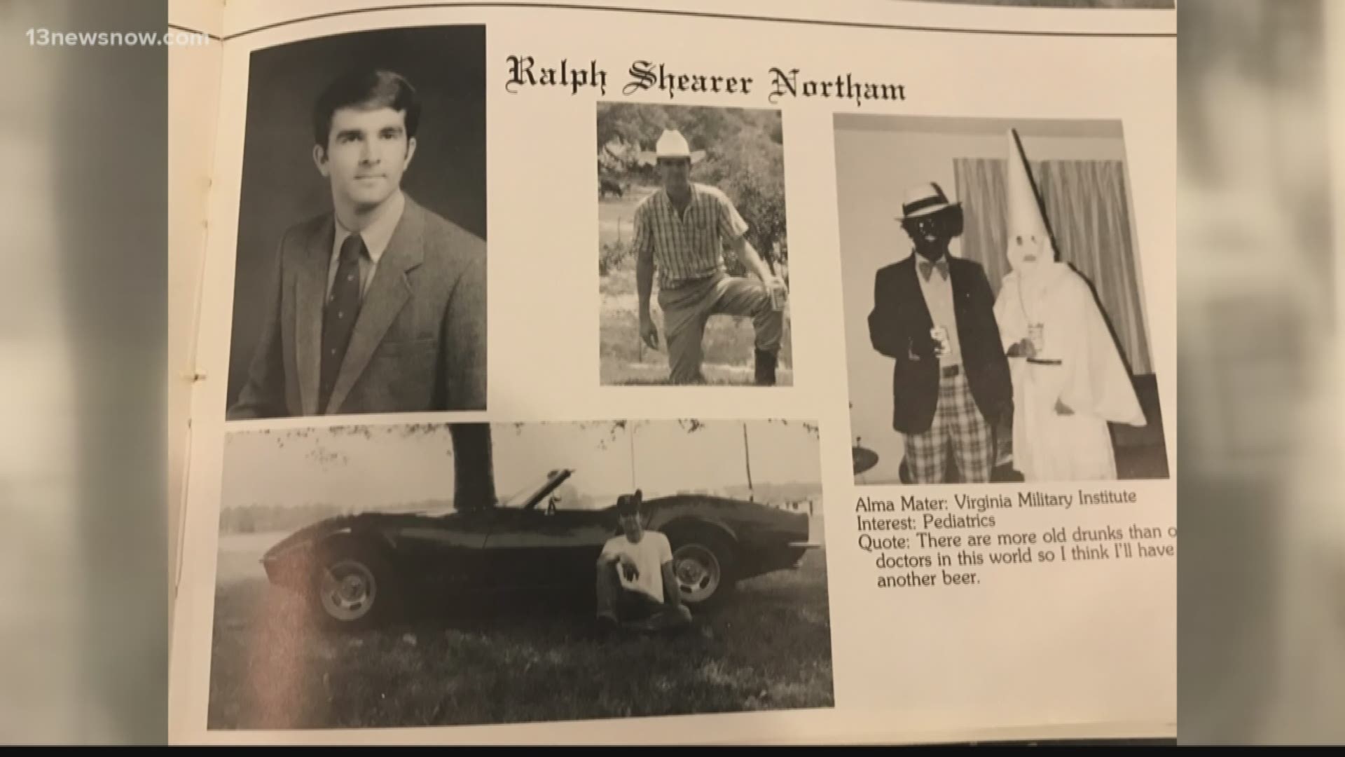 Governor Ralph Northam denied being in the racist yearbook photo.