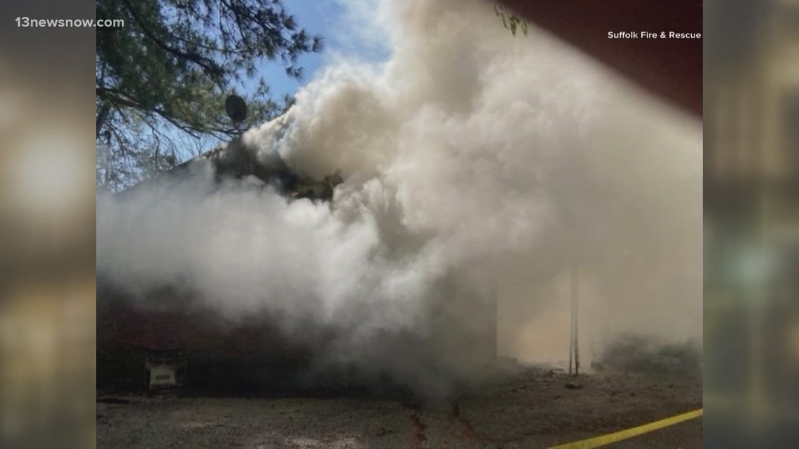 House fire in Suffolk sends two residents to the hospital - Vimarsana News