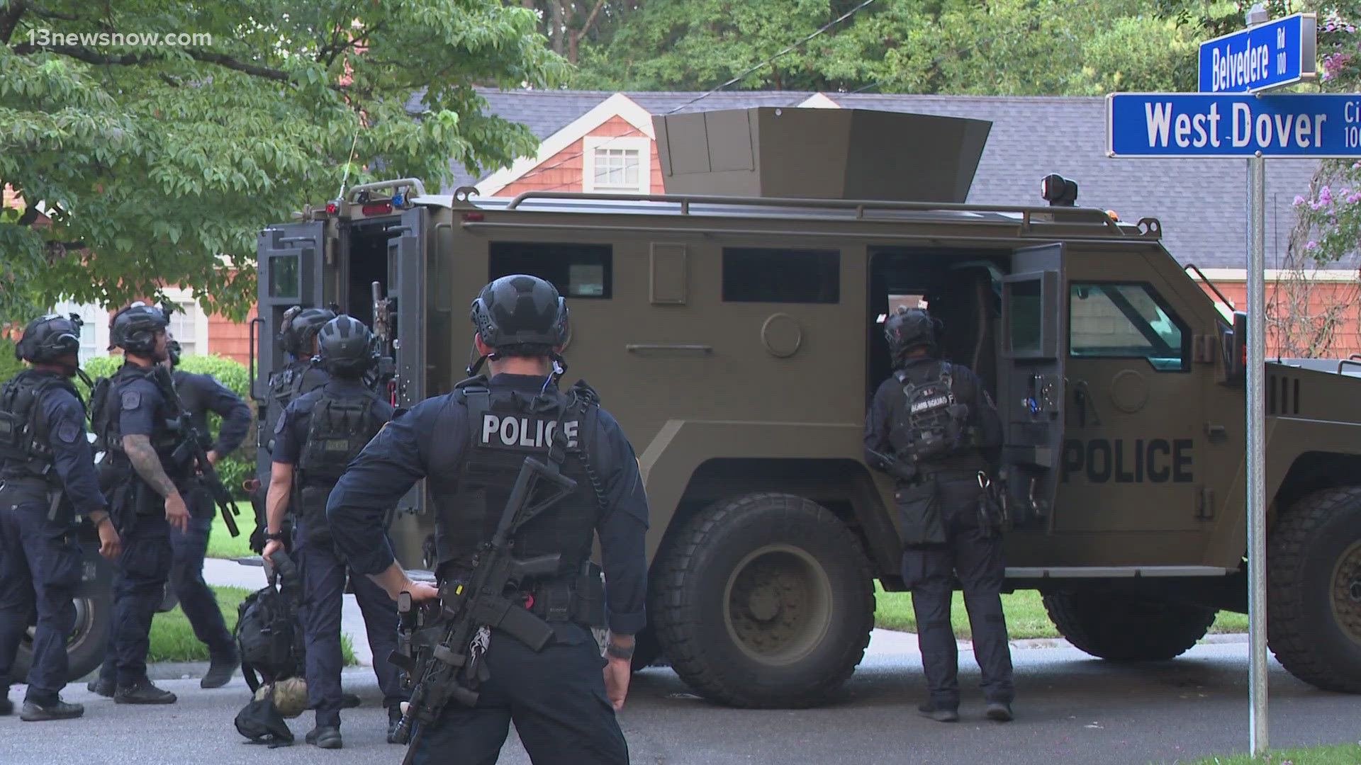 A woman is in custody after a shooting turned into an hours-long barricade situation.