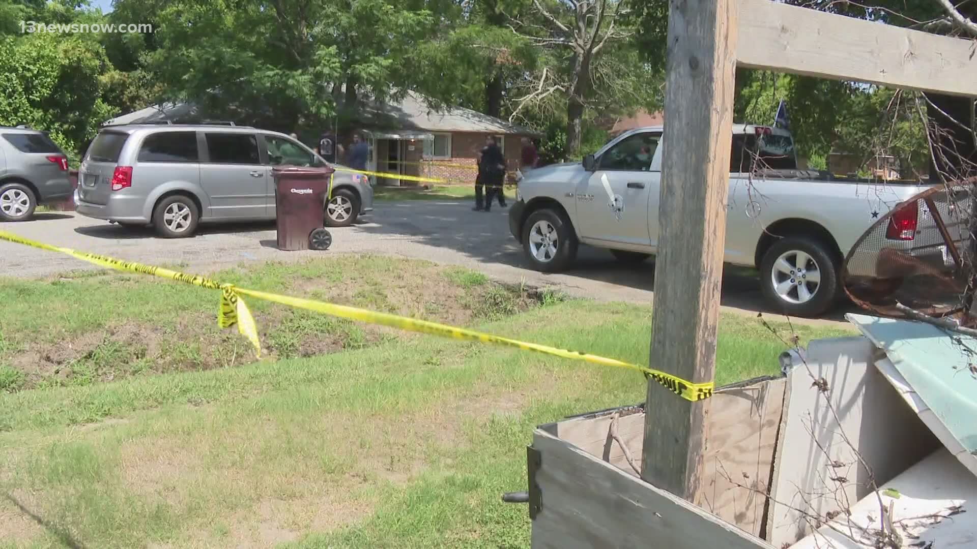 Police are looking into two shootings in Chesapeake that happened on the same street.