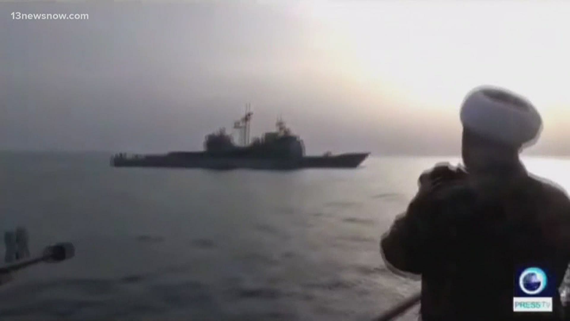 President Trump gave the Navy orders against any Iranian boats that harass them.