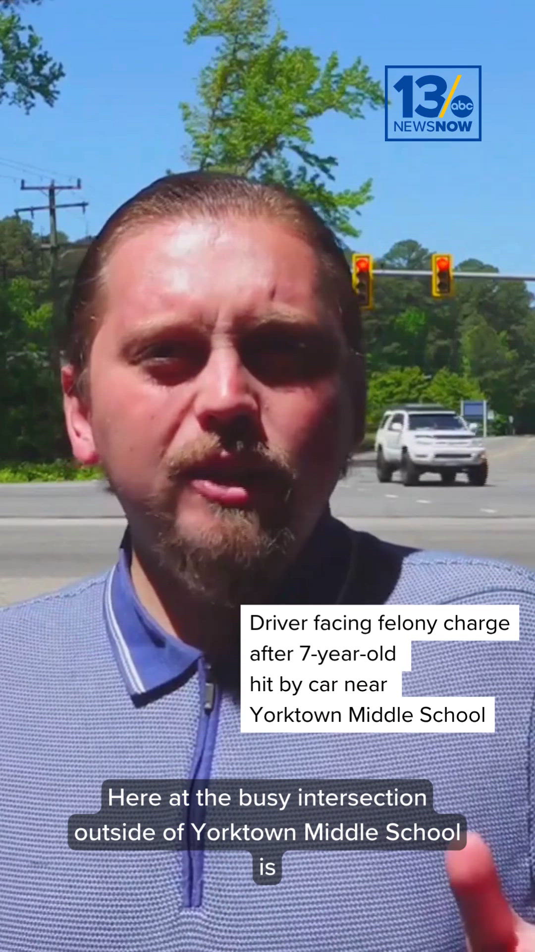 Driver facing felony charge after child hit by car near Yorktown Middle ...
