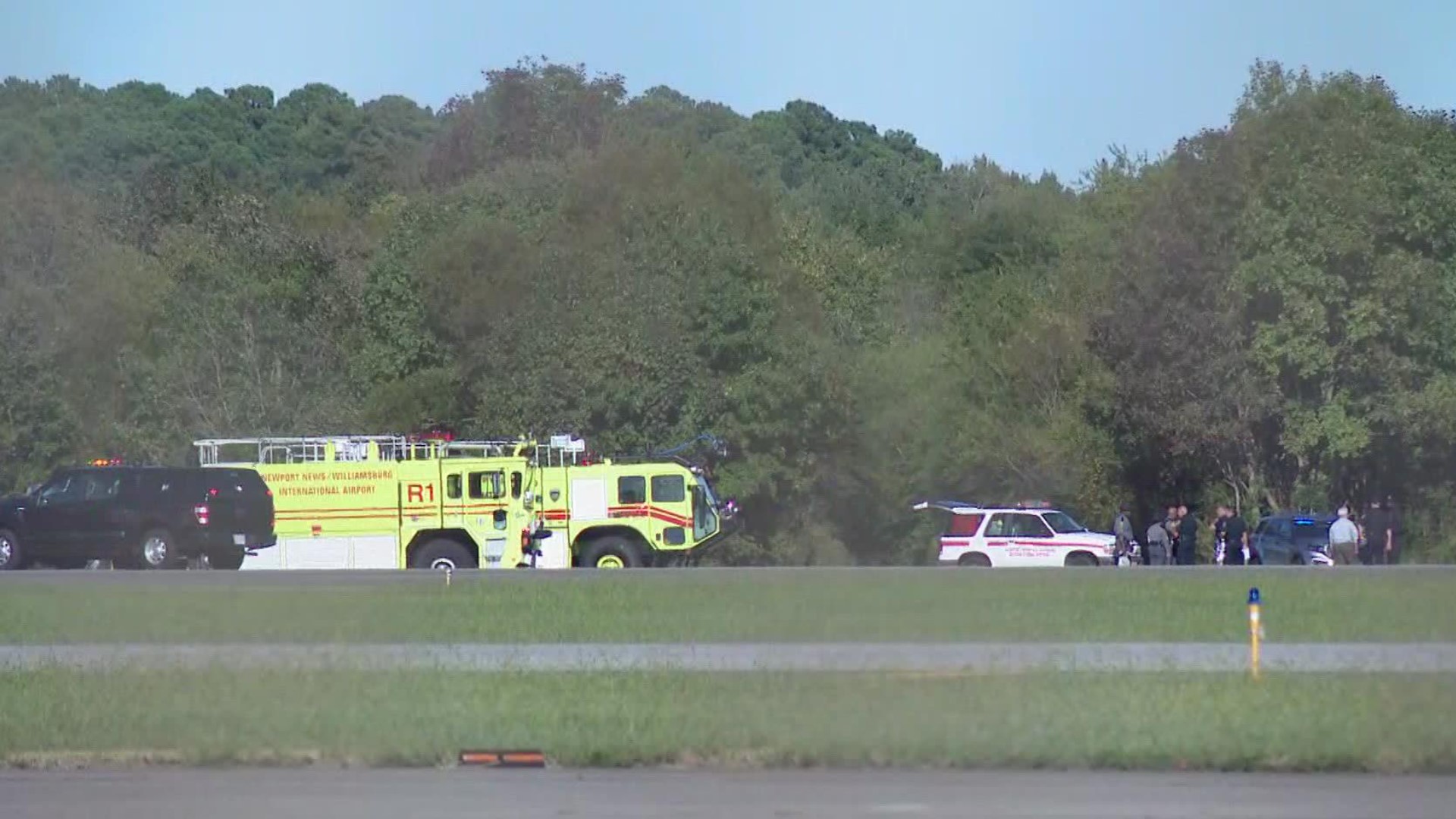 A small plane crashed at Newport News-Williamsburg International Airport Thursday afternoon.