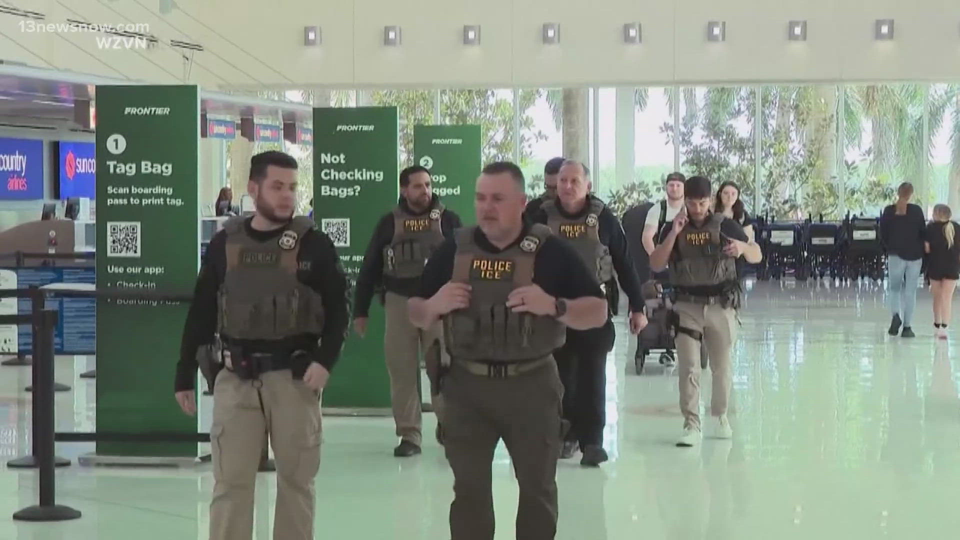 ICE agents deployed at airports nationwide | 13newsnow.com
