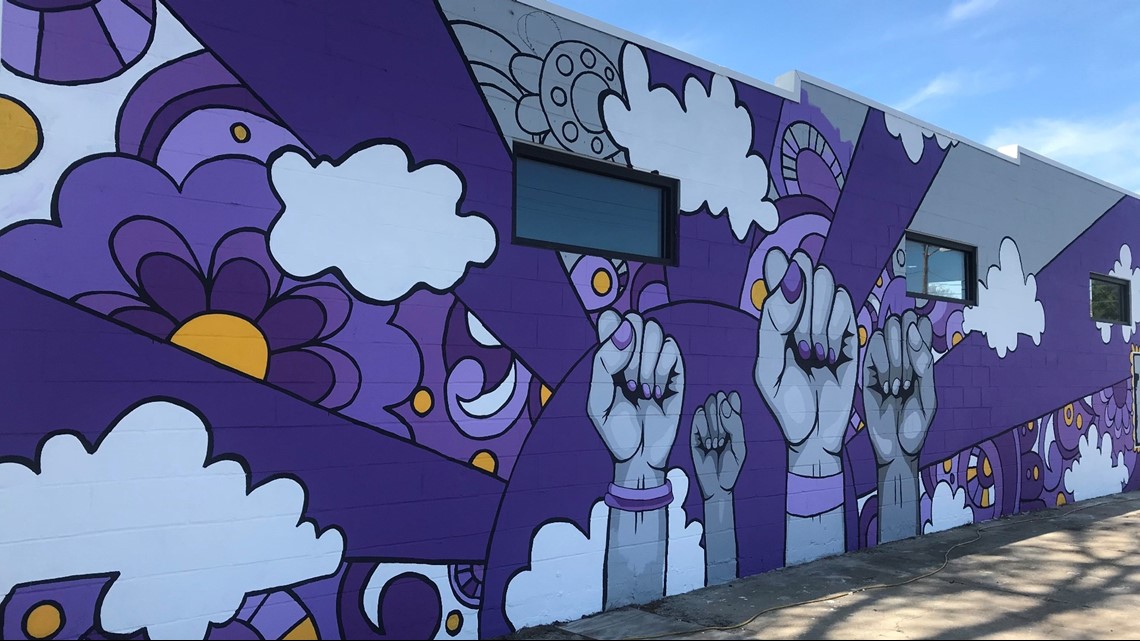 New mural sheds light on domestic violence