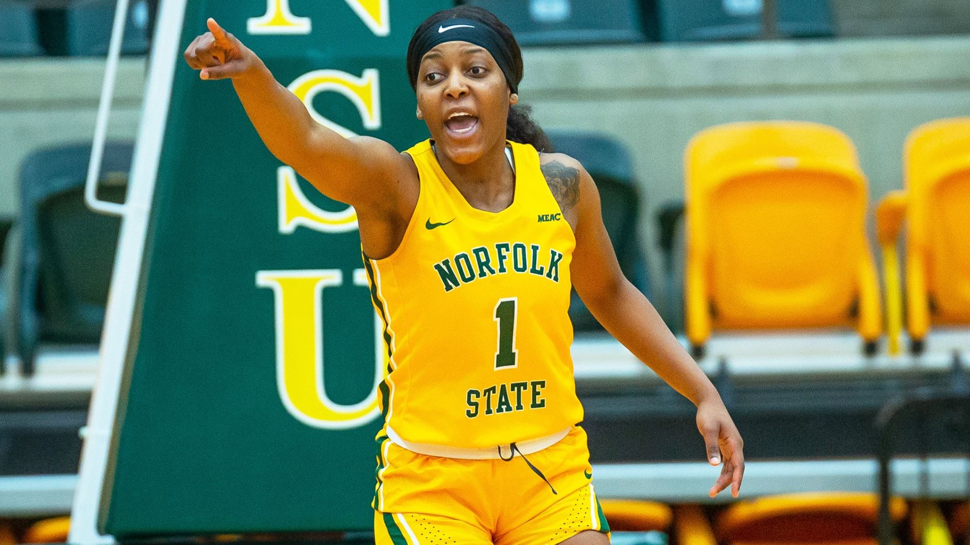 Norfolk State went on a 14-3 run to finish the half with five points each from senior Armani Franklin and junior Jaylynn Holmes.