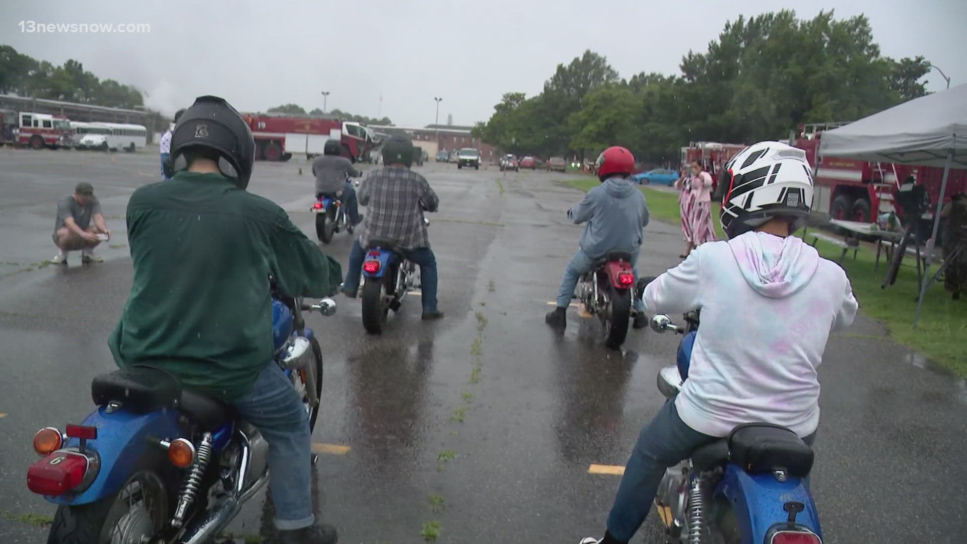 The U.S. Navy holds free motorcycle courses to military members and veterans.