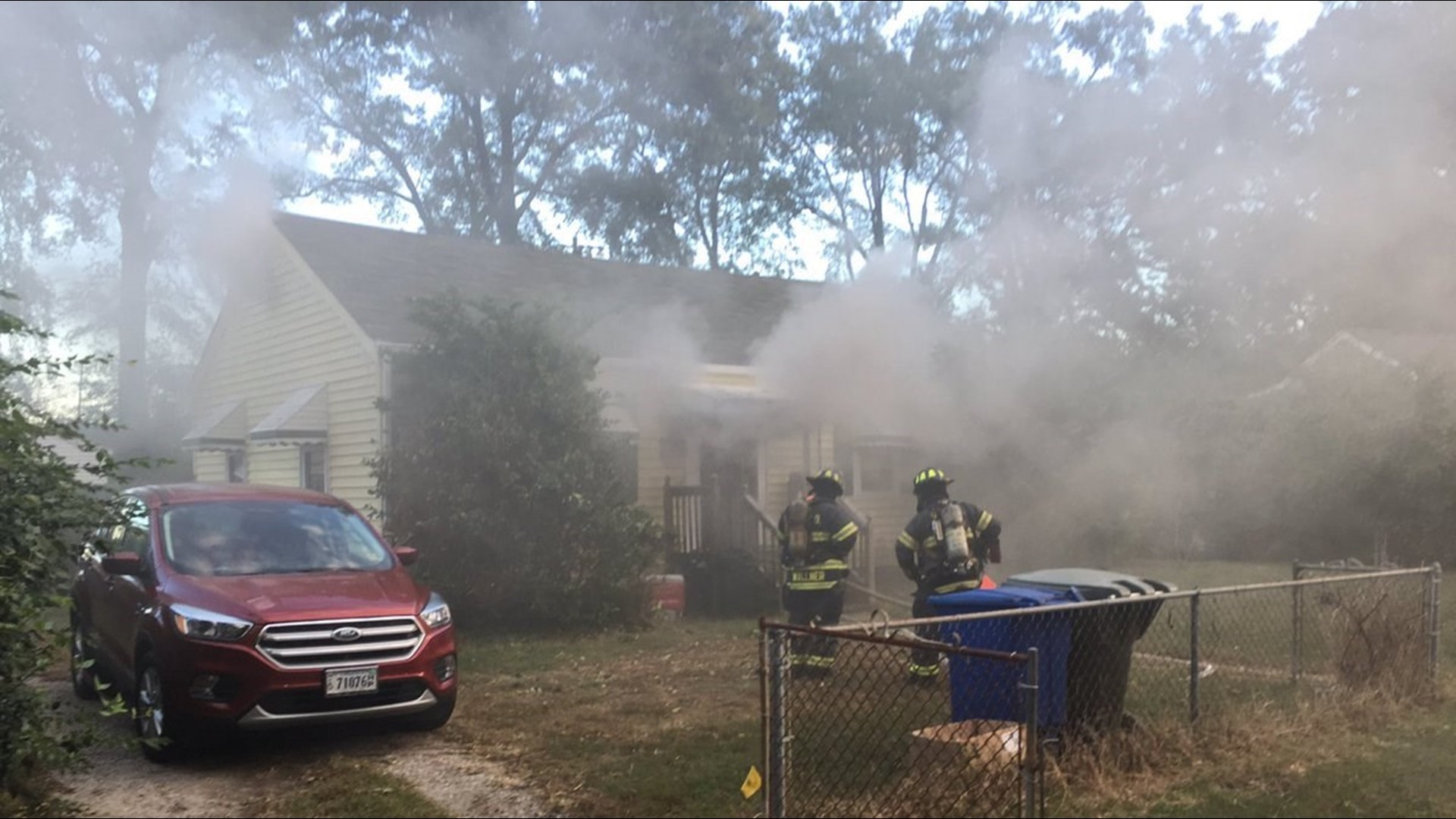 Newport News Fire Department responds to house fire