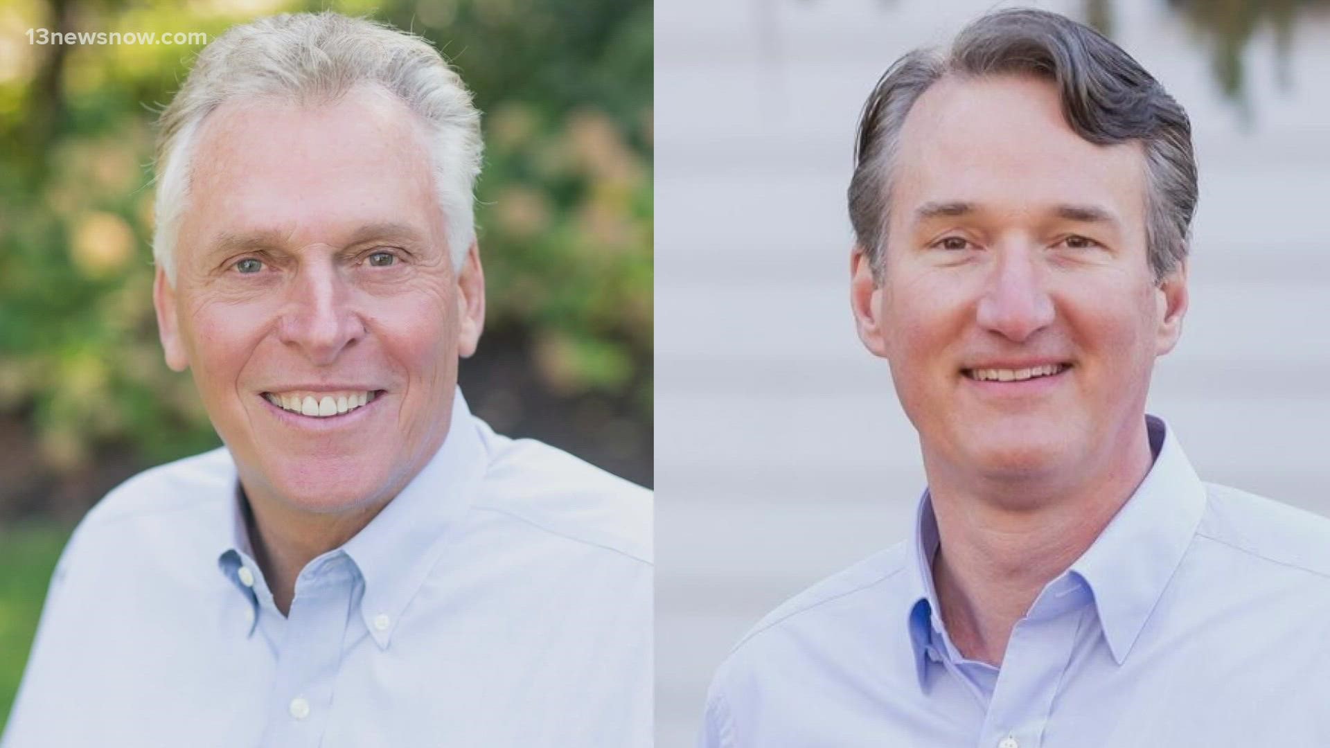 Terry McAuliffe and Glenn Youngkin have clashed over voter issues like vaccine mandates, the economy and abortion.