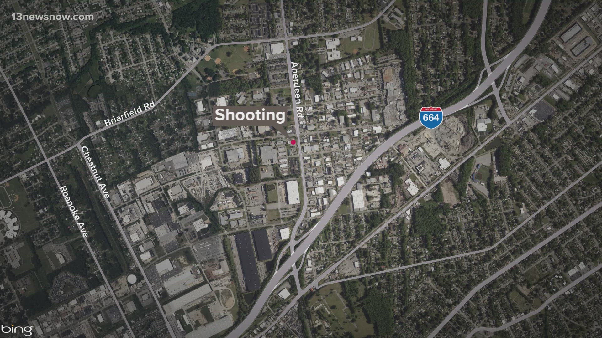 According to police, the victim drove away from the scene on Aberdeen Road early Saturday morning without realizing he had been shot.