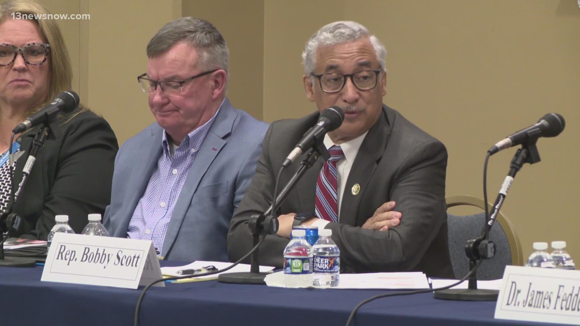 Congressman Bobby Scott is searching for solutions to make sure students and staff are safe in Virginia classrooms.