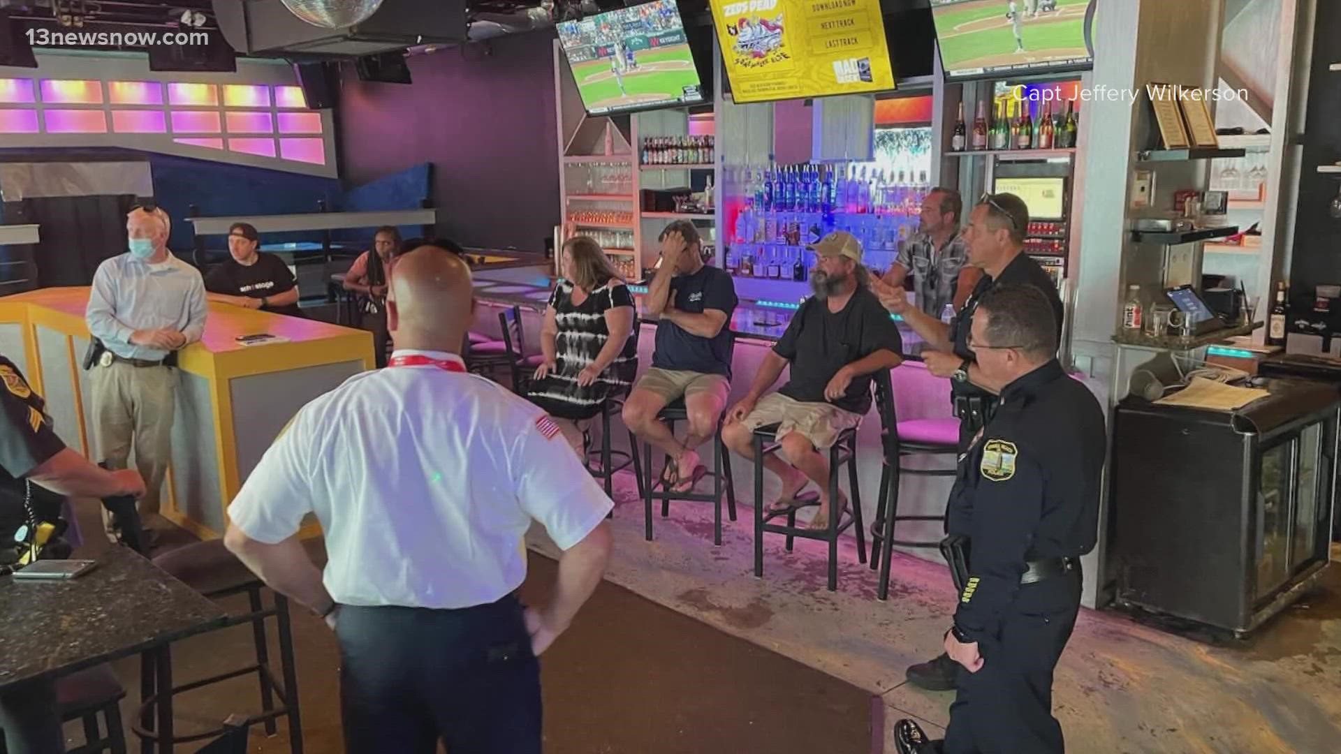 Virginia Beach Police say they're working with a coalition that includes bars and restaurants along Shore Drive.