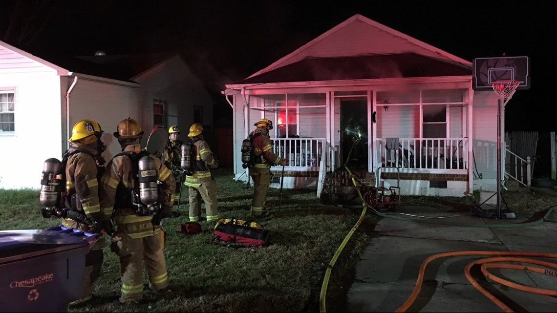 Officials: Chesapeake house fire started by child playing with fire ...