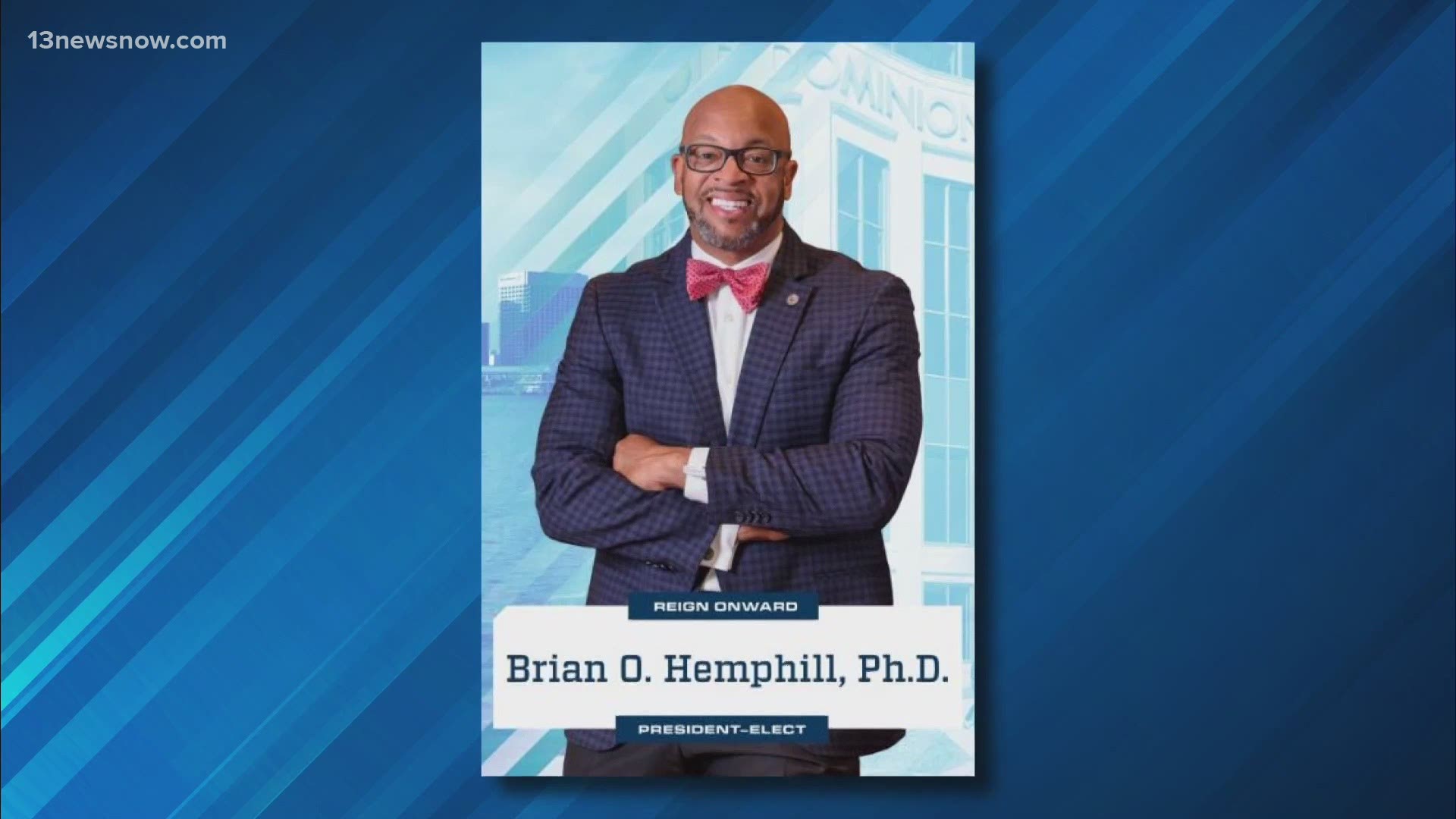 Hemphill had a virtual event on Feb. 19, where he introduced his vision for Old Dominion University.