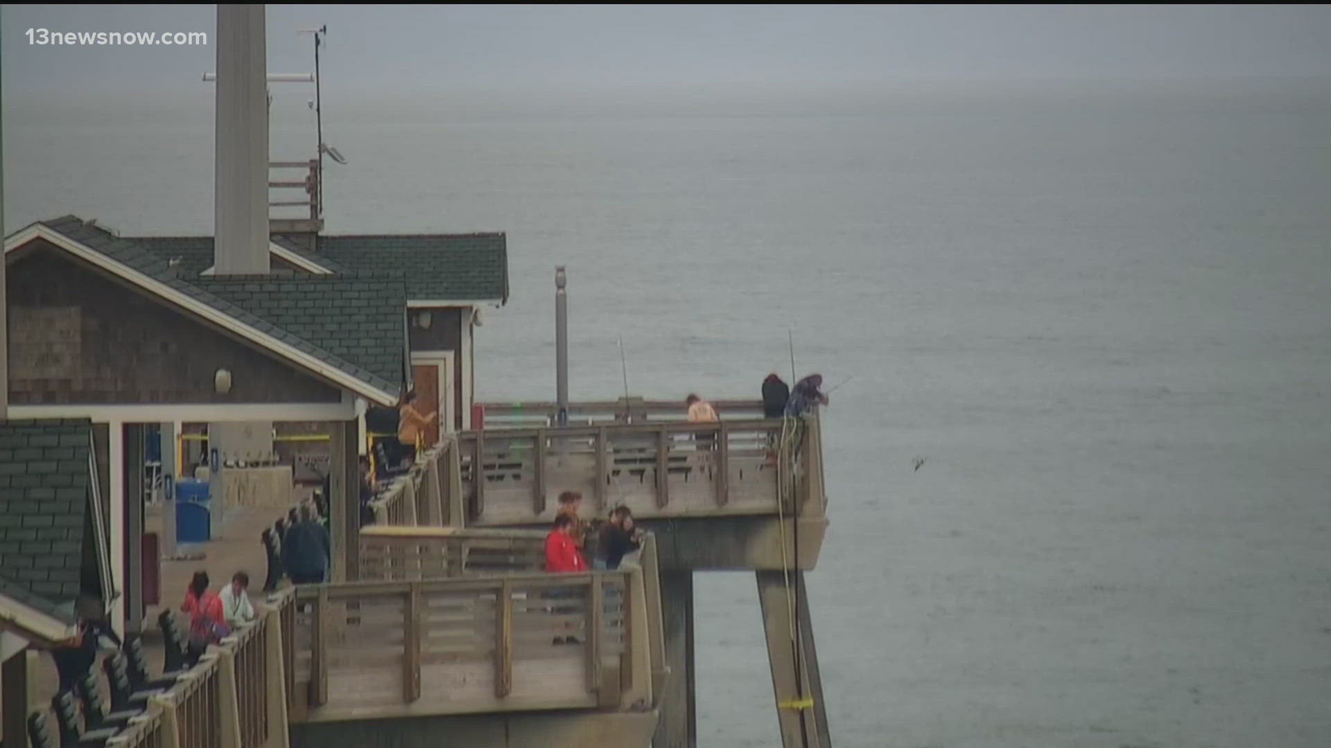 Jennette's Pier in Nags Head, North Carolina has reopened for its spring fishing season.