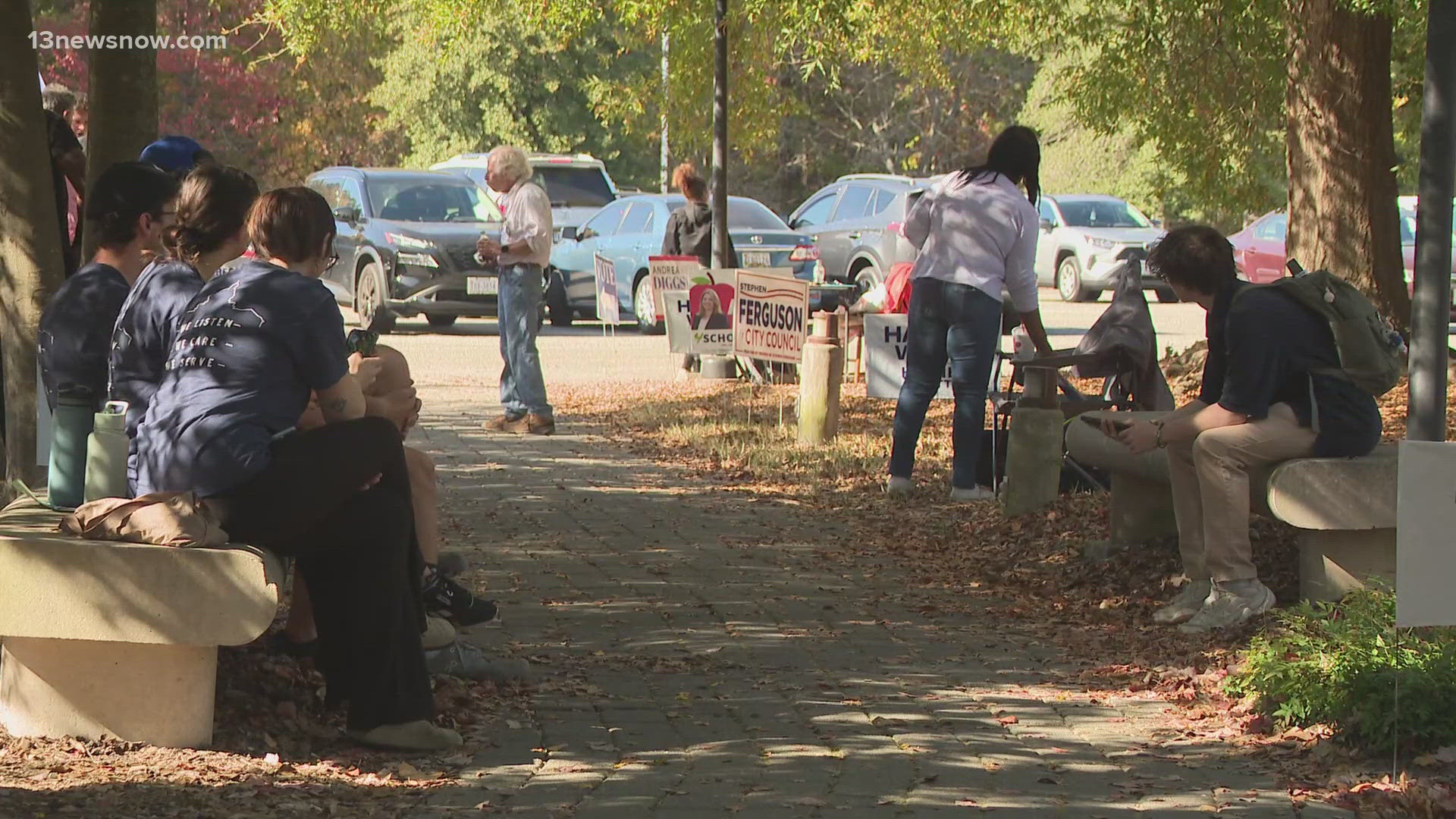 13News Now Connor Rhiel spoke with voters at two polling locations to see what their thoughts were on the city council and school board district races.