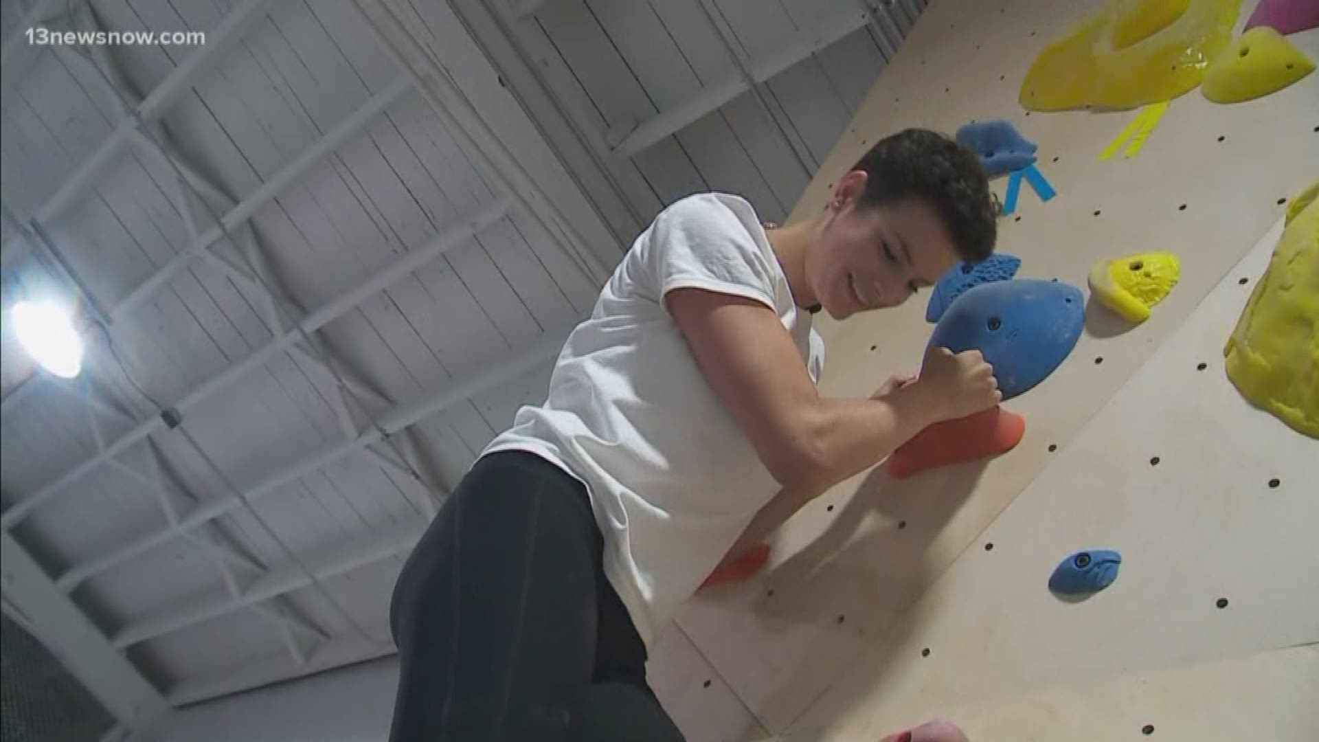 'Latitude Climbing' is a brand new indoor rock-climbing gym that opened in Norfolk.