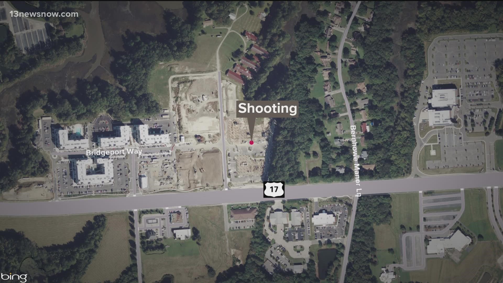 Detectives determined the shooting happened in the 110 block of Knotts Pointe Lane.