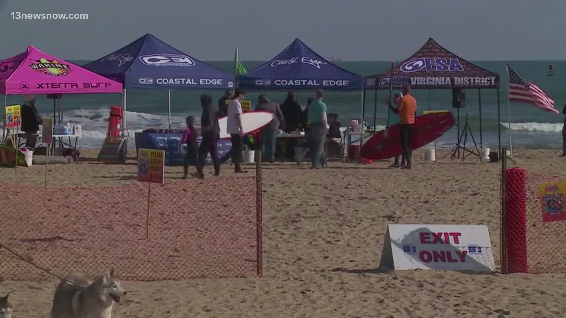 For 10 years, Coastal Edge has held the Surf for the Cure to raise money for cancer patients and cancer research.