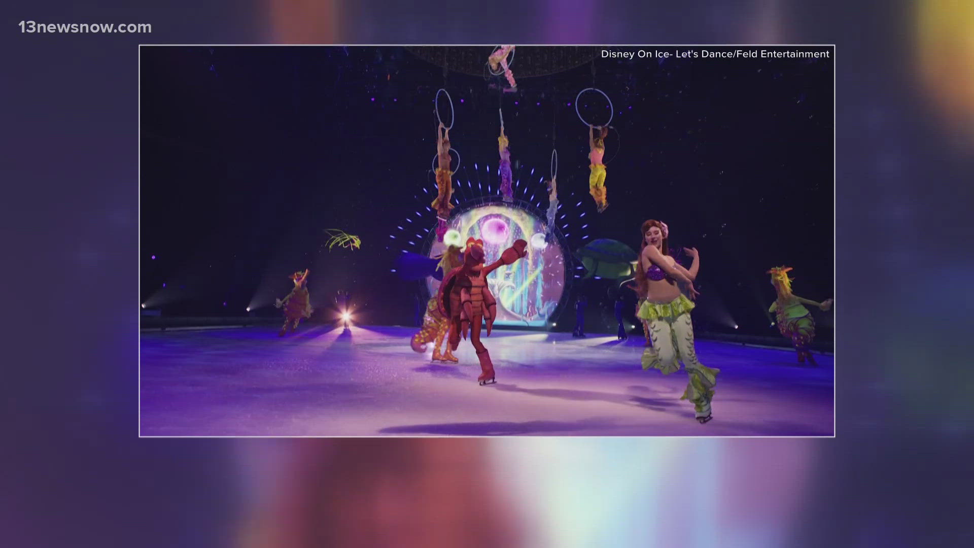 Disney on ice is skating to the Hampton Roads.