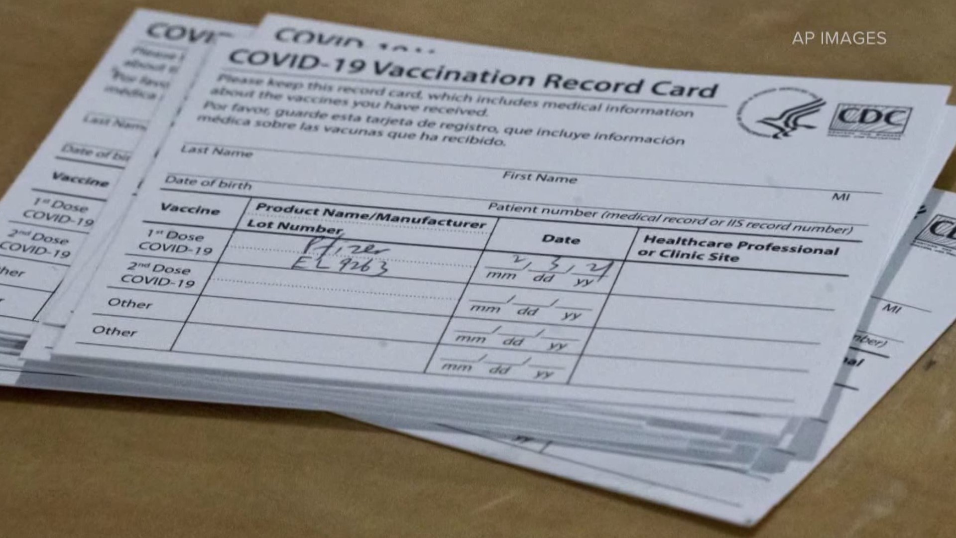 If you've gotten at least one dose of a COVID-19 vaccine, you should also have gotten a card to prove it.