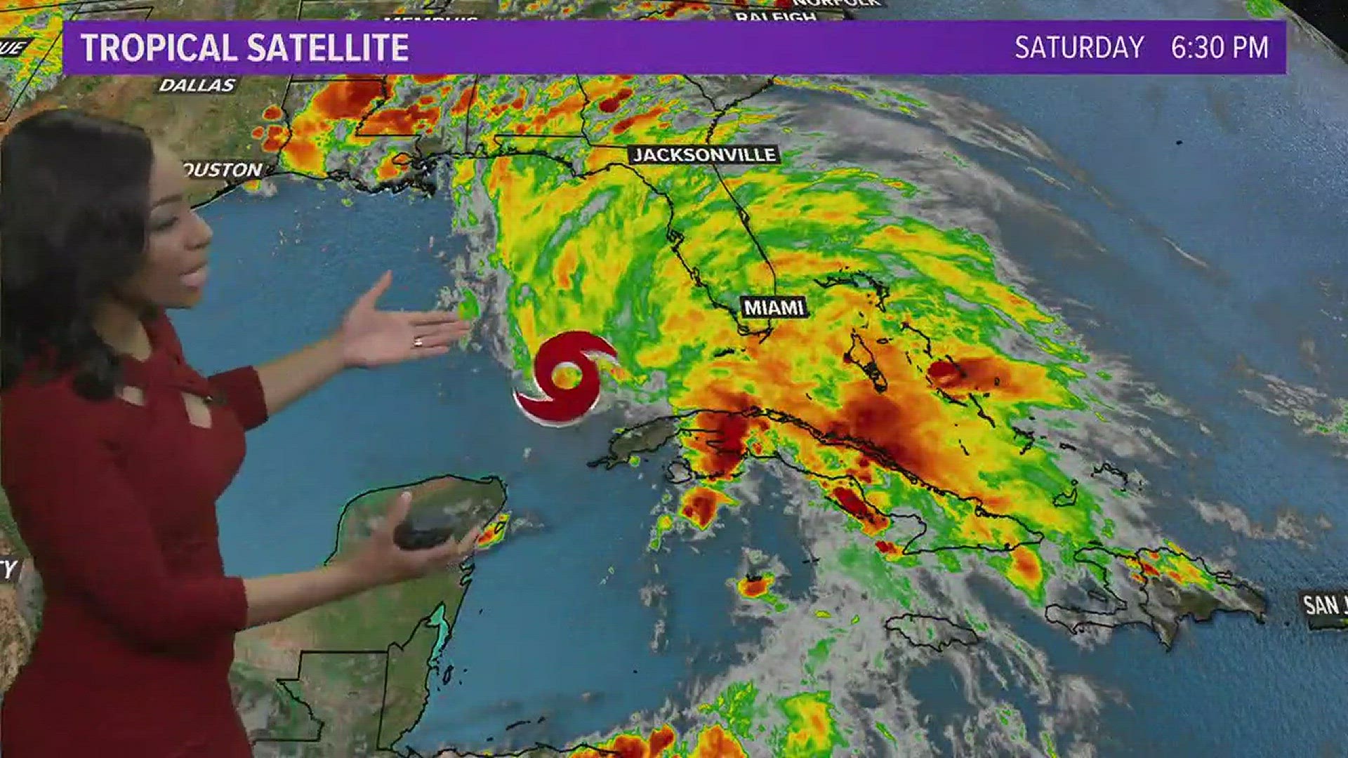 13News Now Meteorologist Iisha Scott brings an update on Sup-Tropical Storm Alberto on May 26, 2018