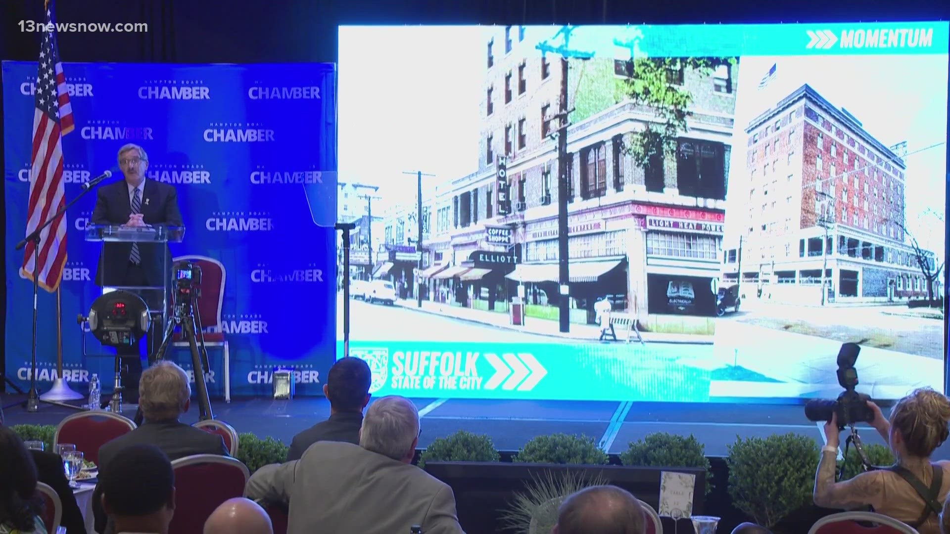Mayor Mike Duman announced new developments and expansions in entertainment, public safety and industries calling the city home during his State of the City address.