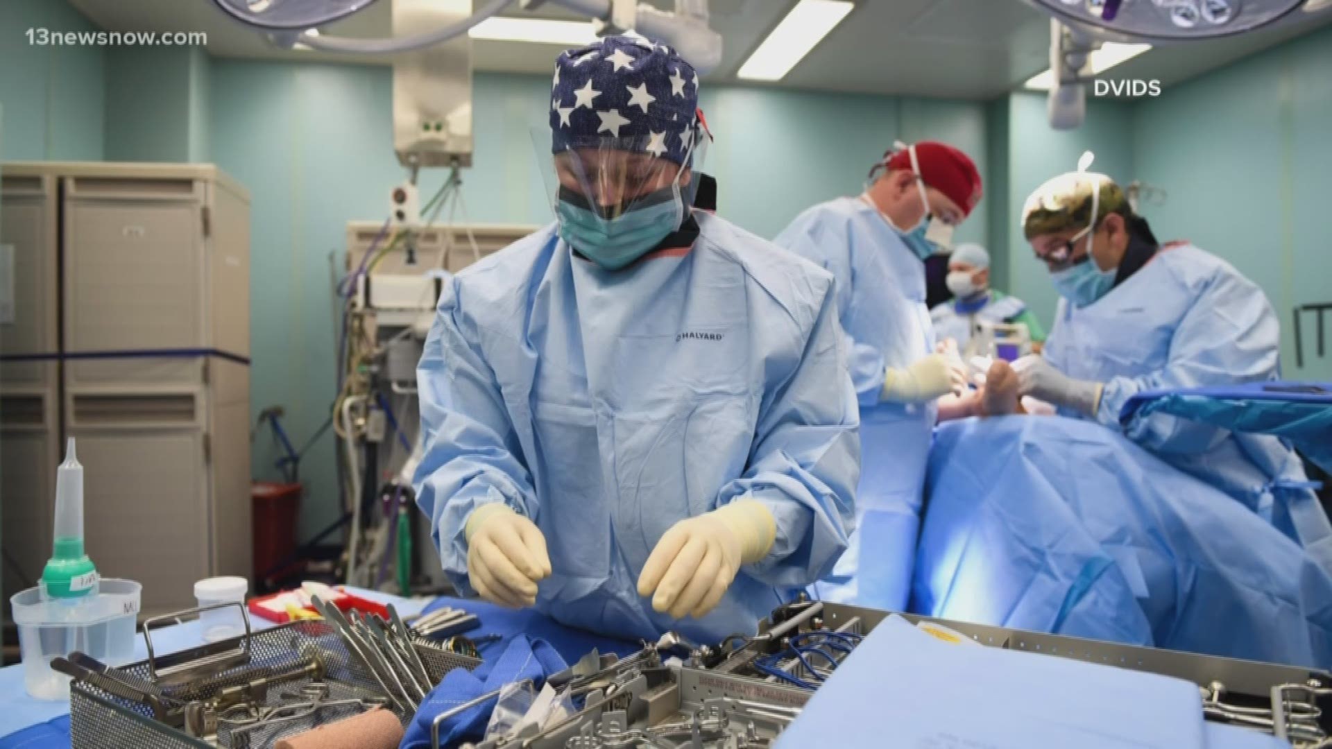 This is Day 1 of their medical mission to help out New York City hospitals -- with other cases -- as they deal with the coronavirus pandemic.