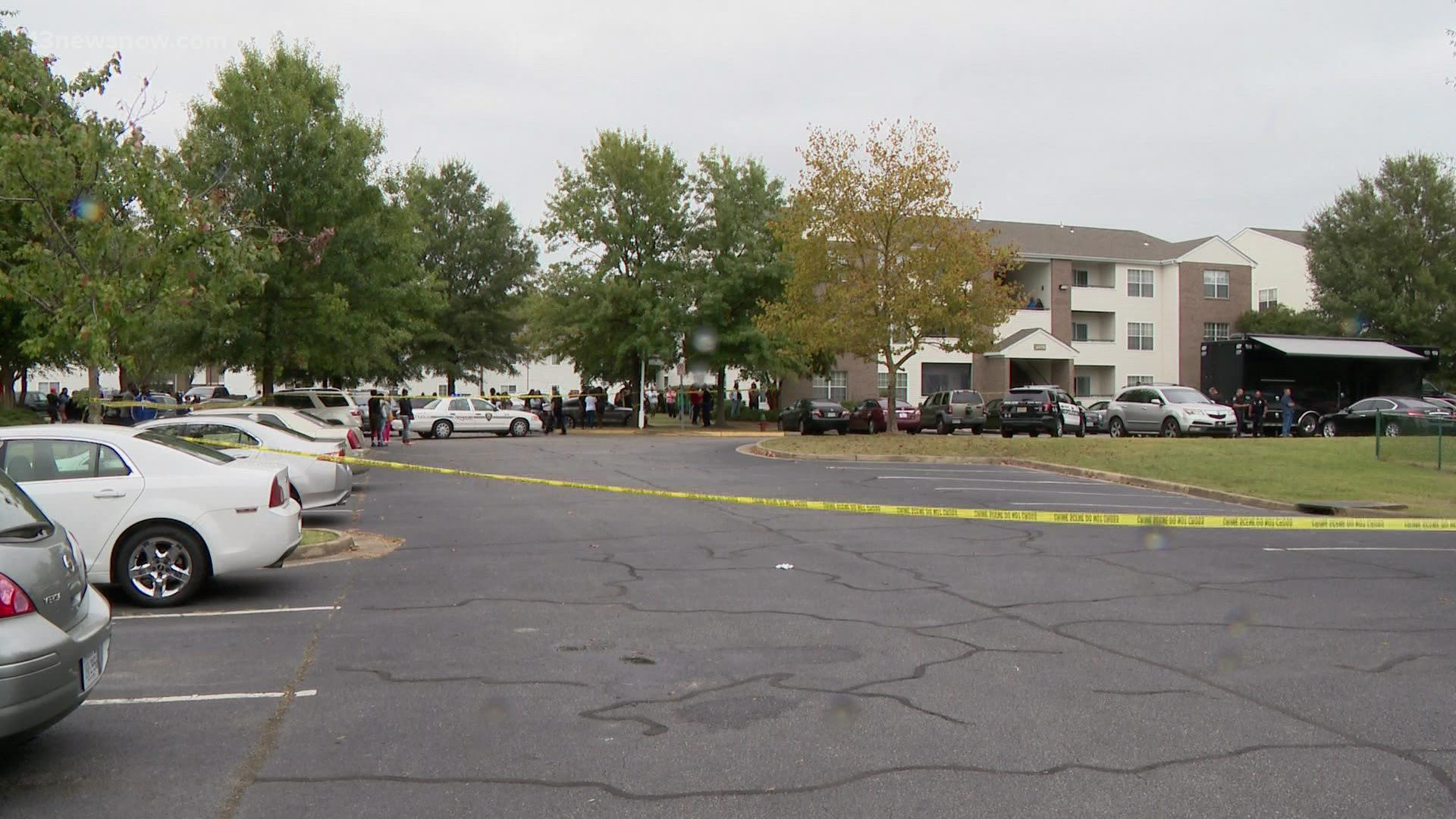 Chesapeake Police say the victim was found shot and killed inside a car Saturday afternoon.