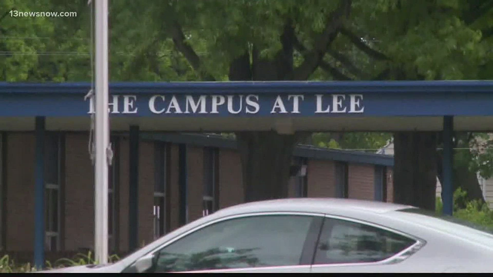 A former school in Hampton has been re-named as communities fight Confederate signs and symbols.