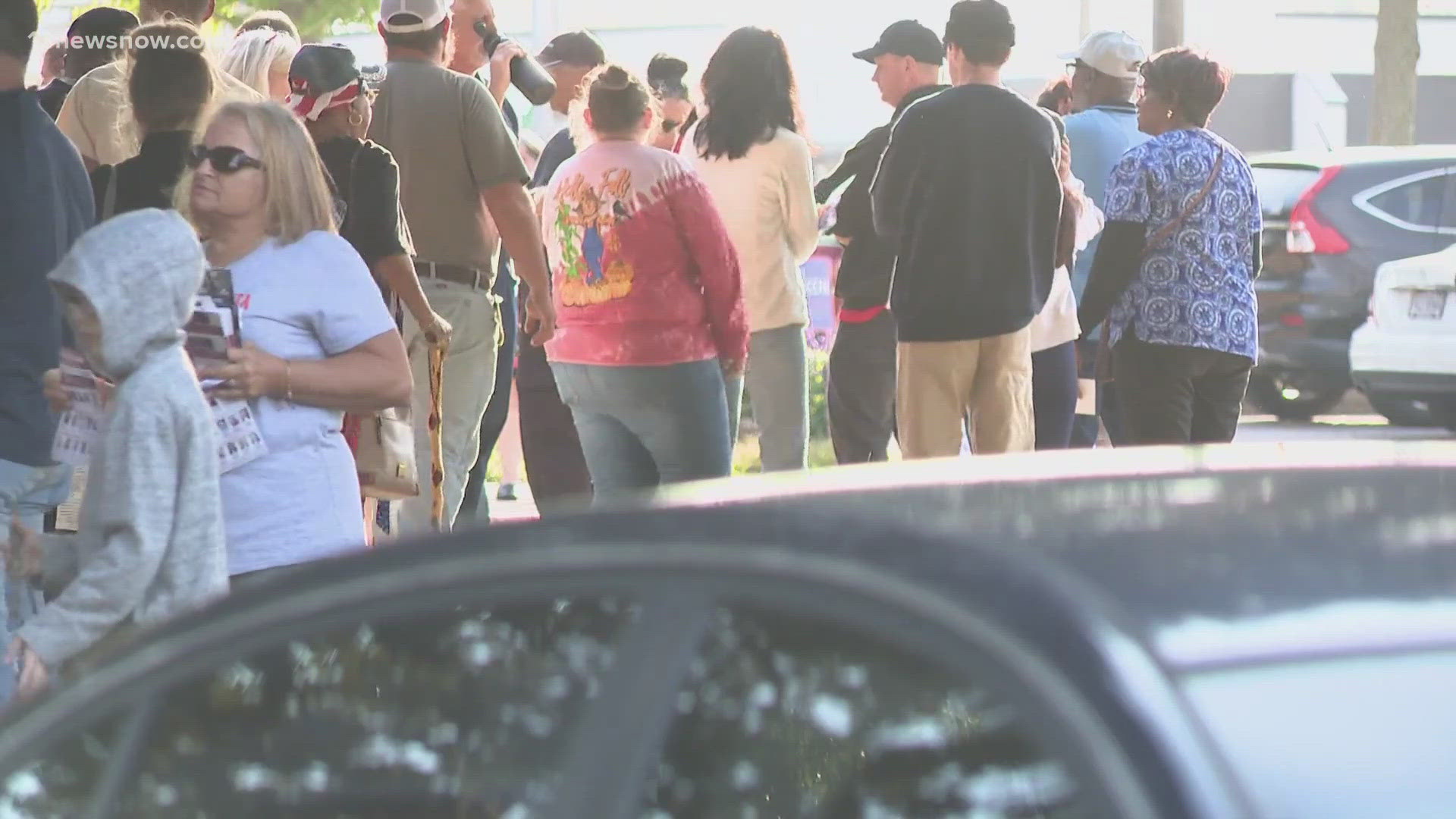 Virginia Beach voters are packing the early voting locations to cast their ballots before Election Day.