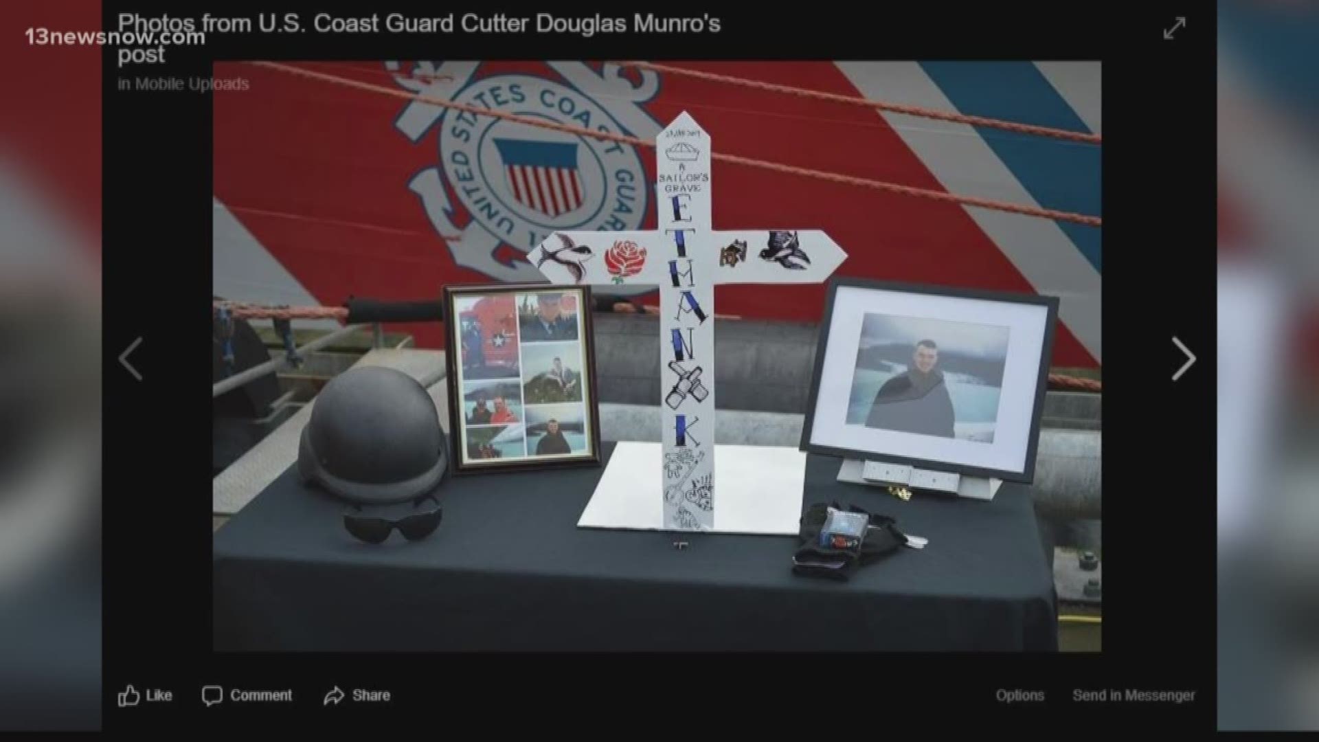 A 19-year-old Coast Guardsmen from Virginia Beach was found dead in Alaska.