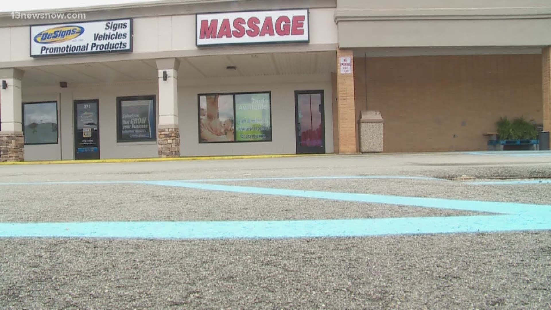 Police and feds raided a search warrant at a Virginia Beach massage parlor. Authorities said its part of a human trafficking investigation.