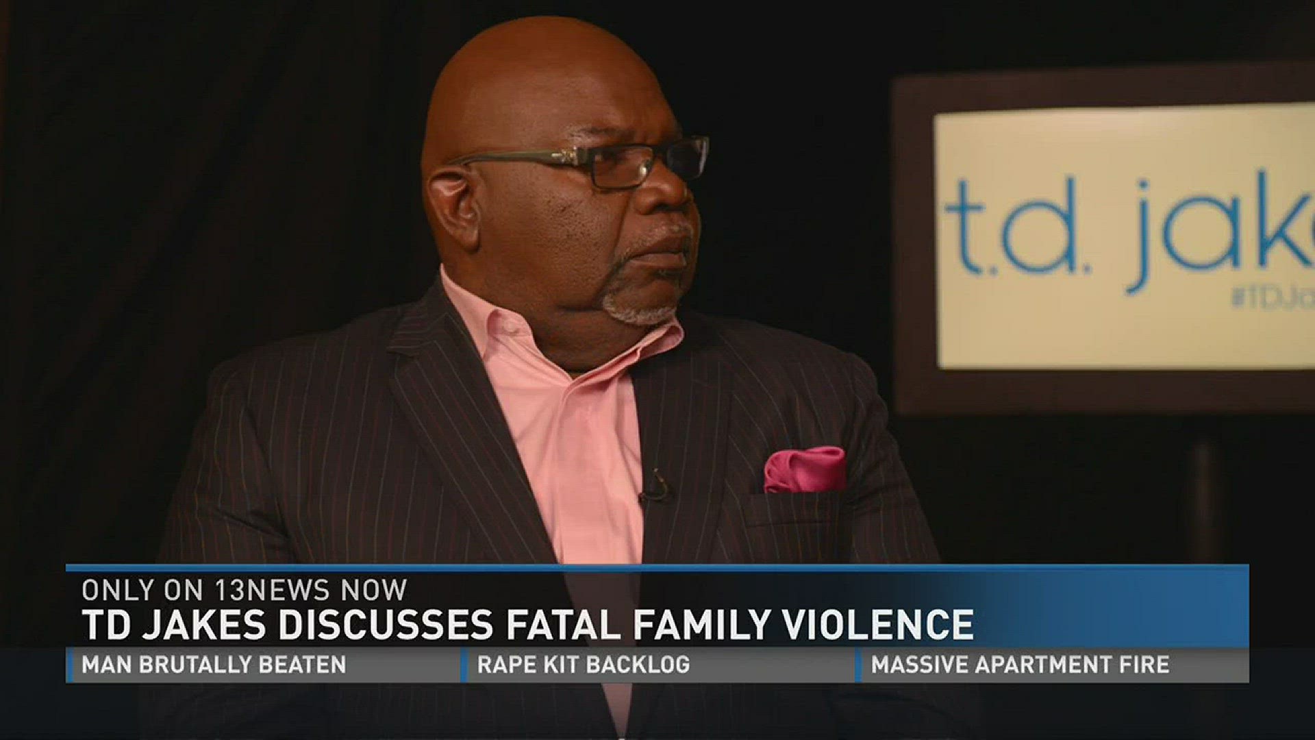 T.D. Jakes discusses fatal family violence