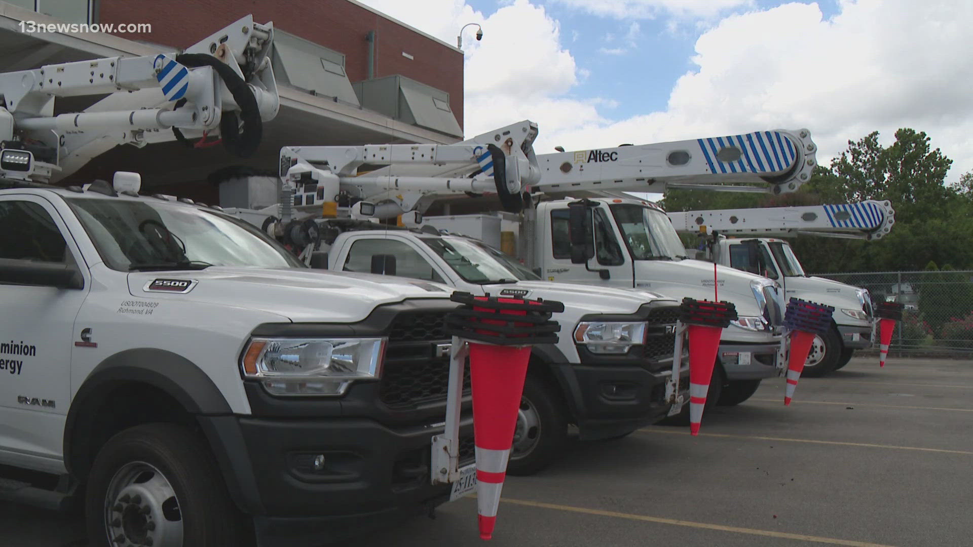 Forecasters have predicted an active season and Dominion Energy wrapped up a storm training drill.