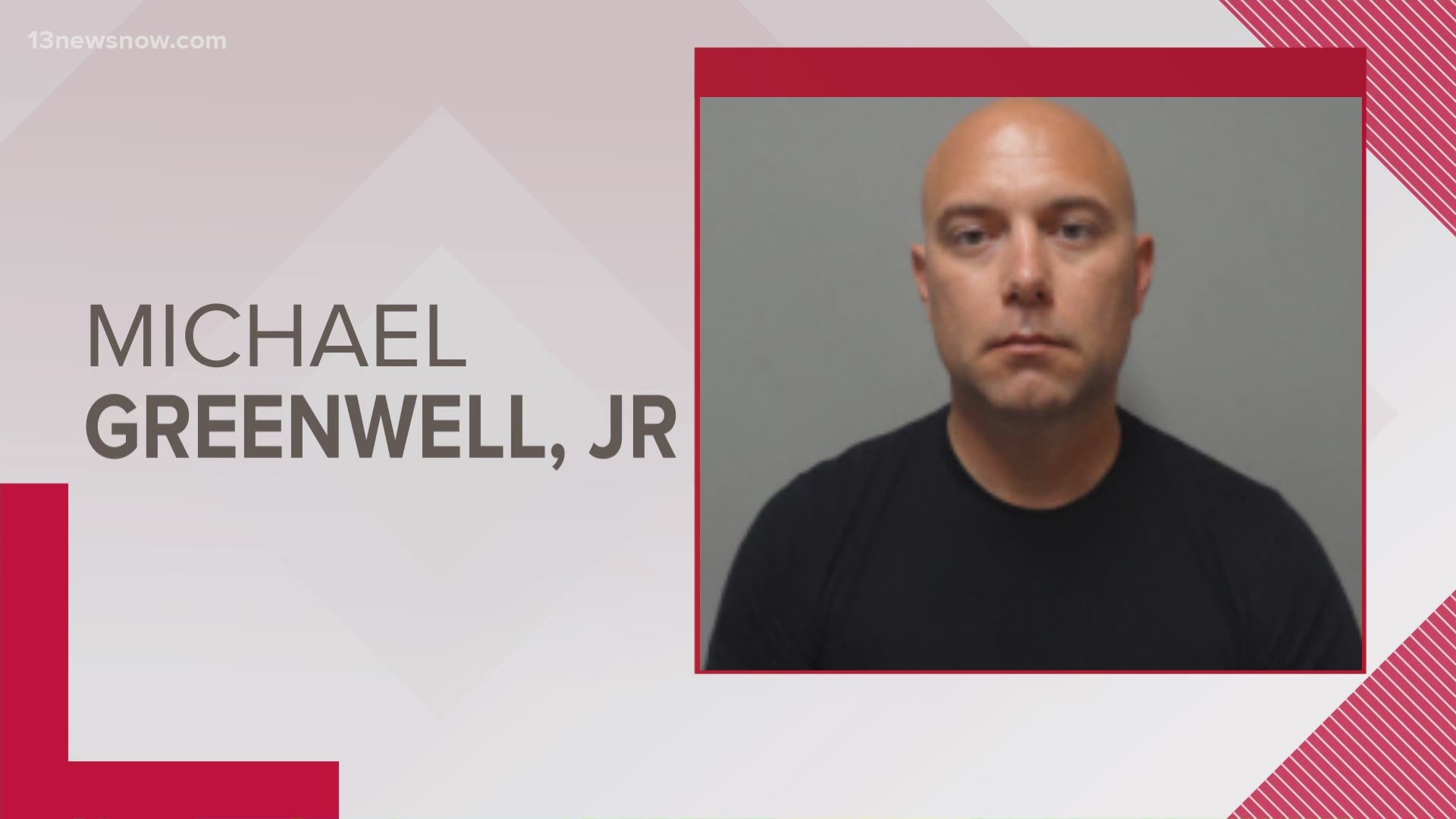 Investigators arrested Michael Greenwell, Jr., 39,  in Southampton County for activities allegedly conducted while off-duty.