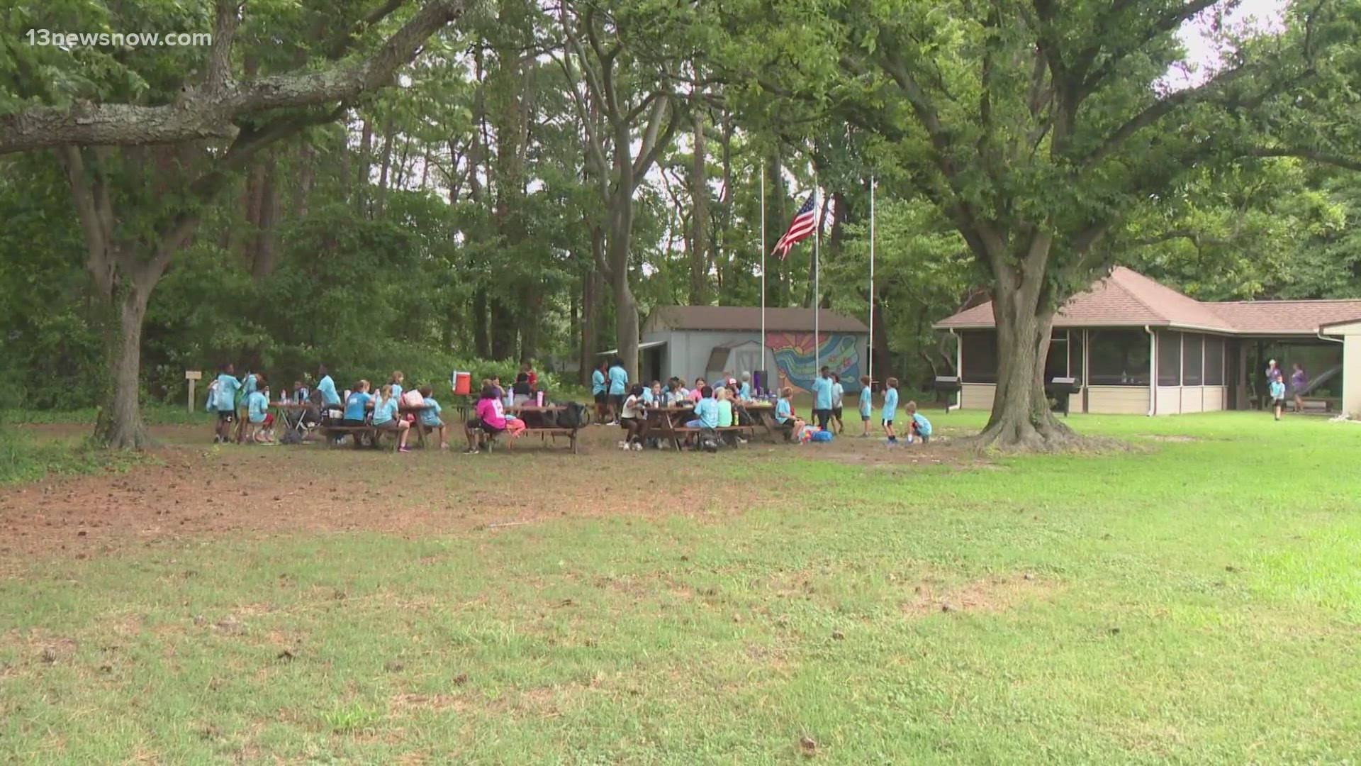 Norfolk Sheriff's Office camp engages kids in fun and learning activities.