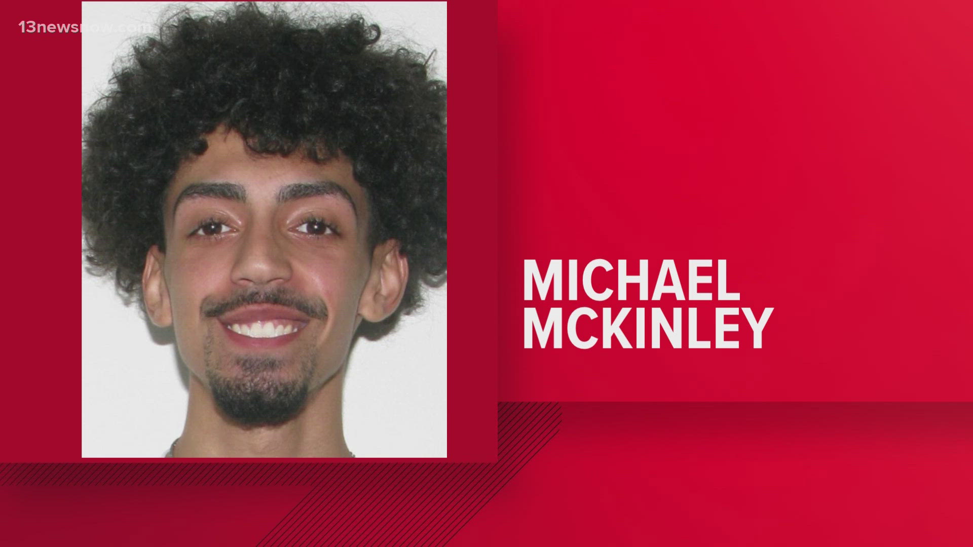 22-year-old Micheal McKinley Jr. has been identified as a suspect in connection to a shooting on Kennet Drive in late-November. He is considered armed and dangerous.