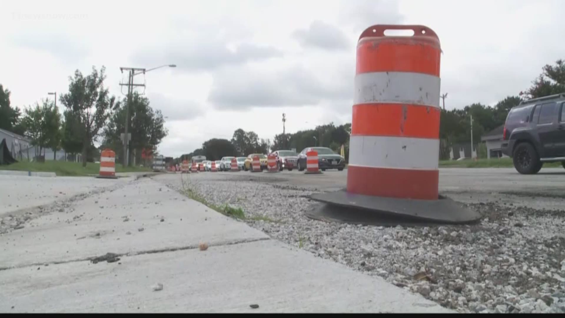 13News Now Niko Clemmons has more details on a road project that's supposed to make travel easier for residents but is a pain for business owners.