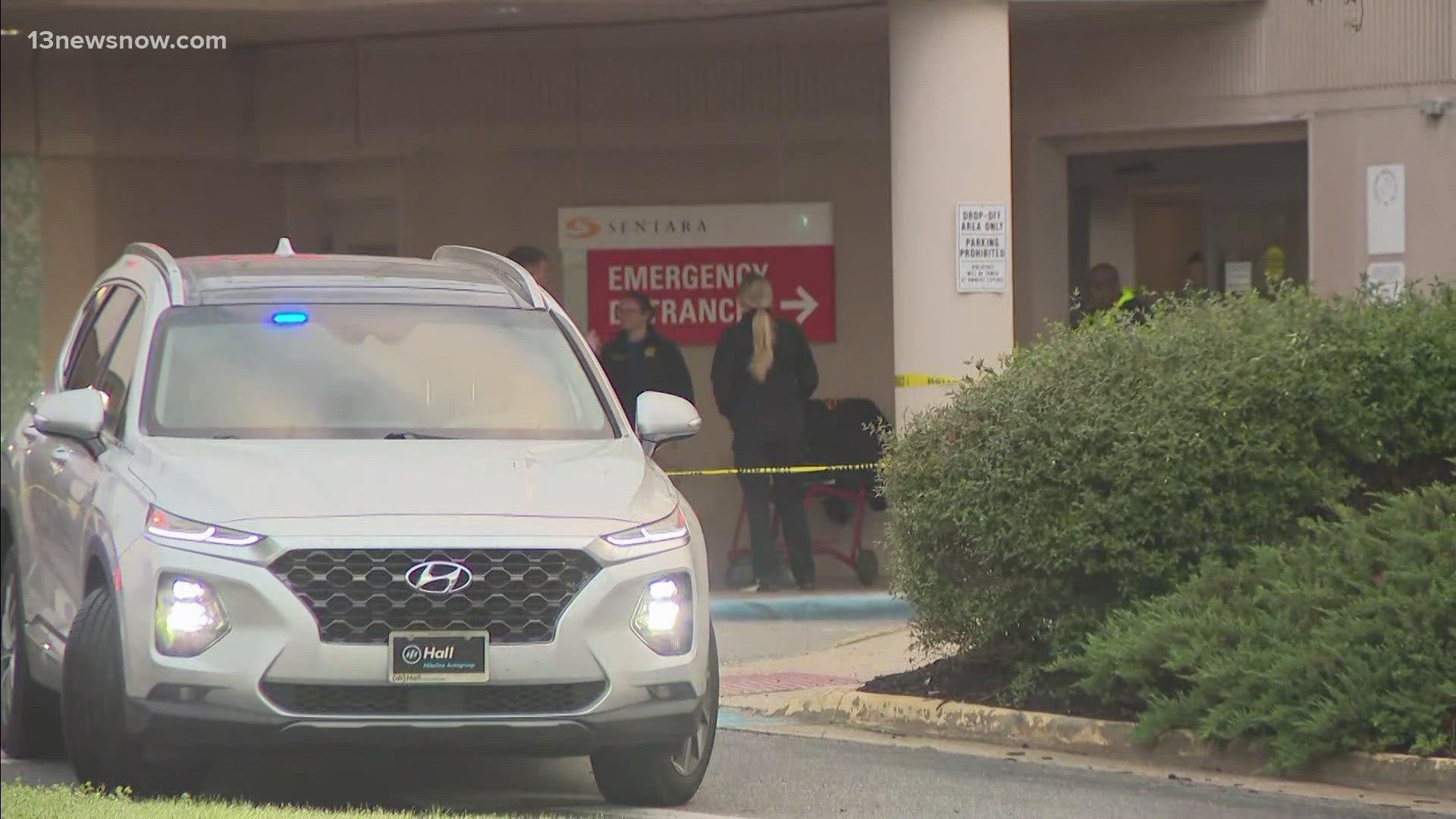 Elizabeth City police and Pasquotank County deputies responded to a call reporting a man with a gun at Sentara Albemarle Medical Center.