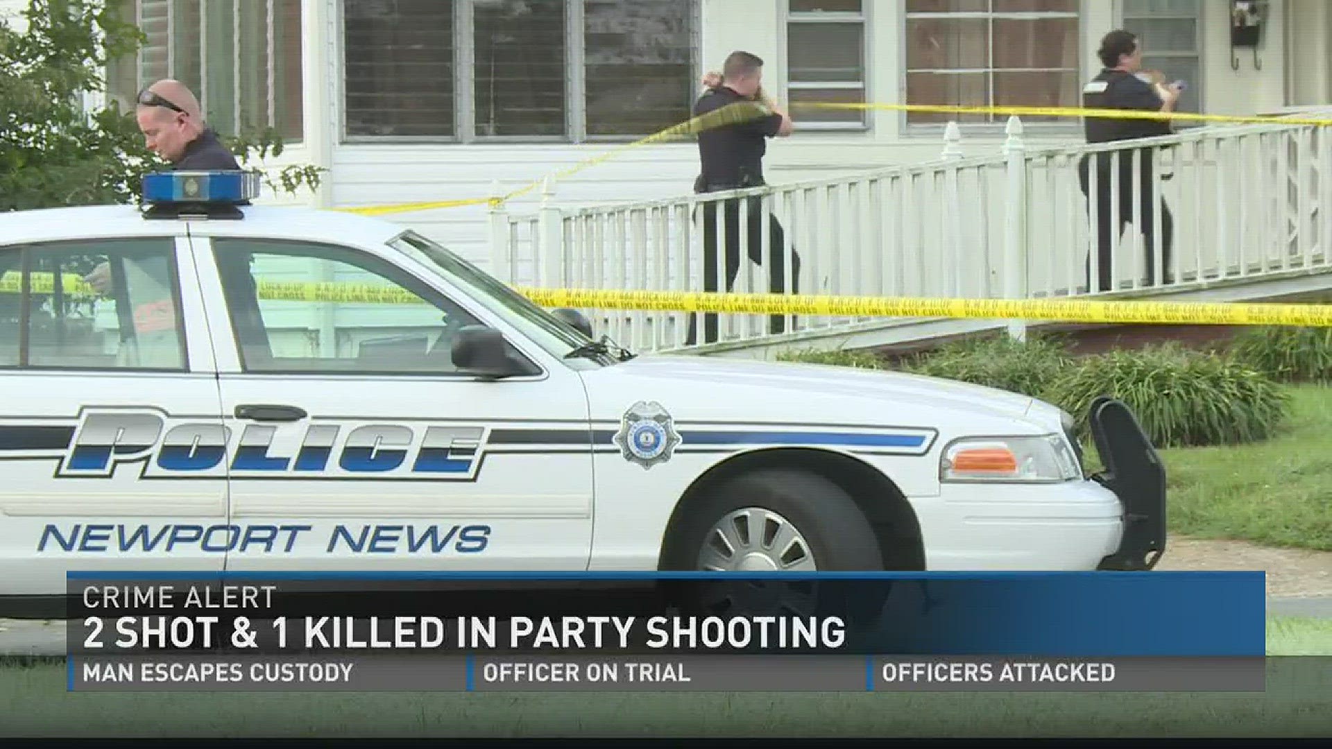 2 shot, 1 killed in party shooting