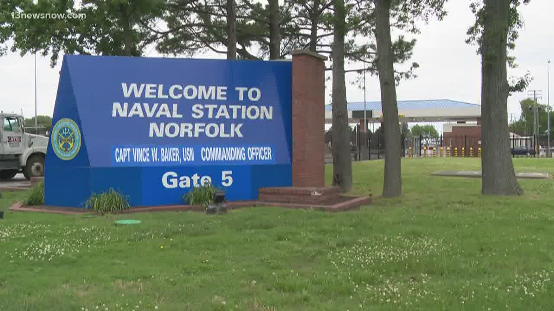 Someone tried to enter Naval Station Norfolk without authorization with a stolen vehicle. Police learned the car was stolen from Virginia Beach.
