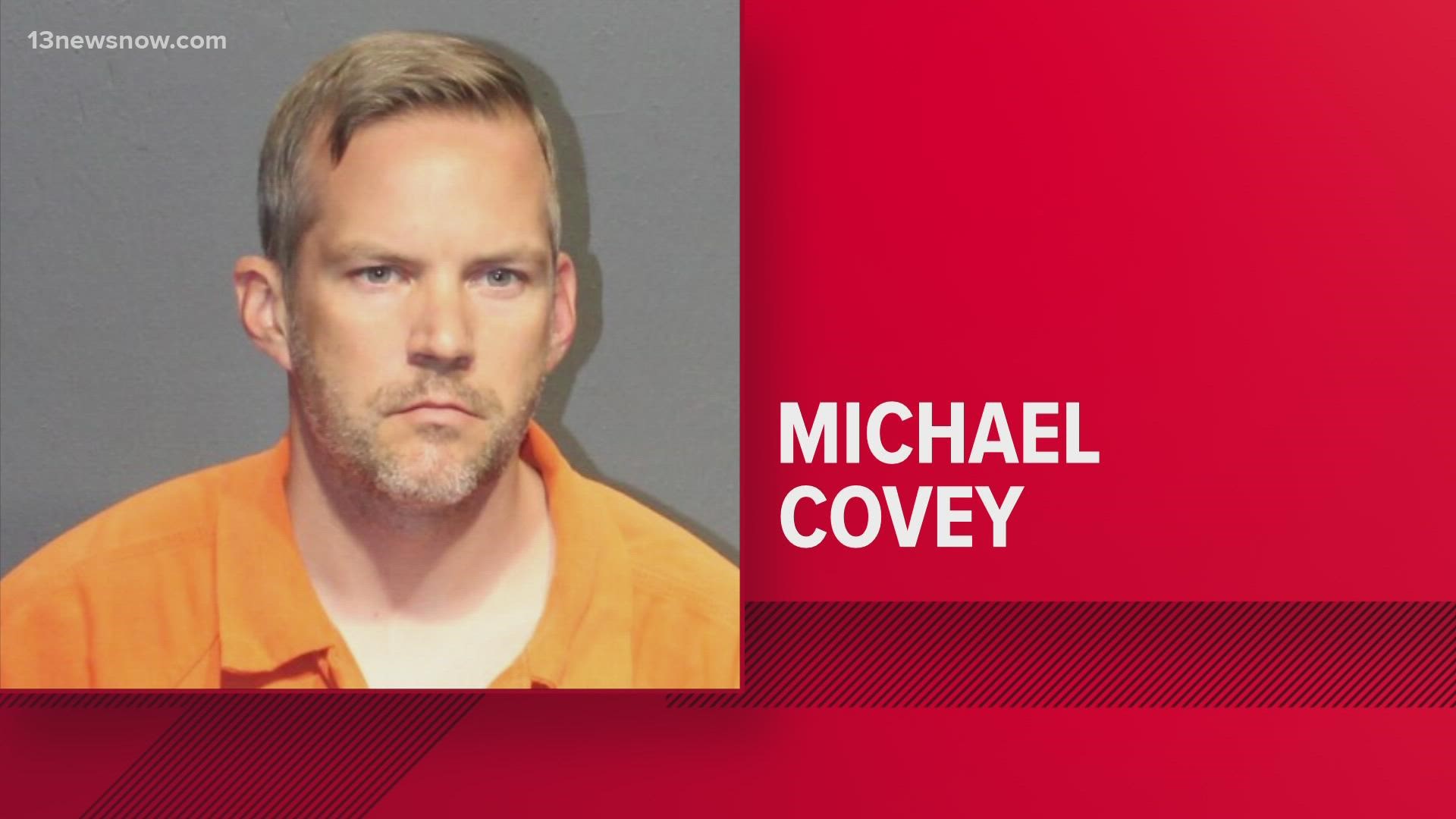 Covey faces between 15 and 80 years in prison when he's sentenced in February.