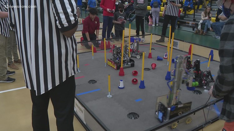 Students gather at NSU in Norfolk to compete with and collaborate over robots